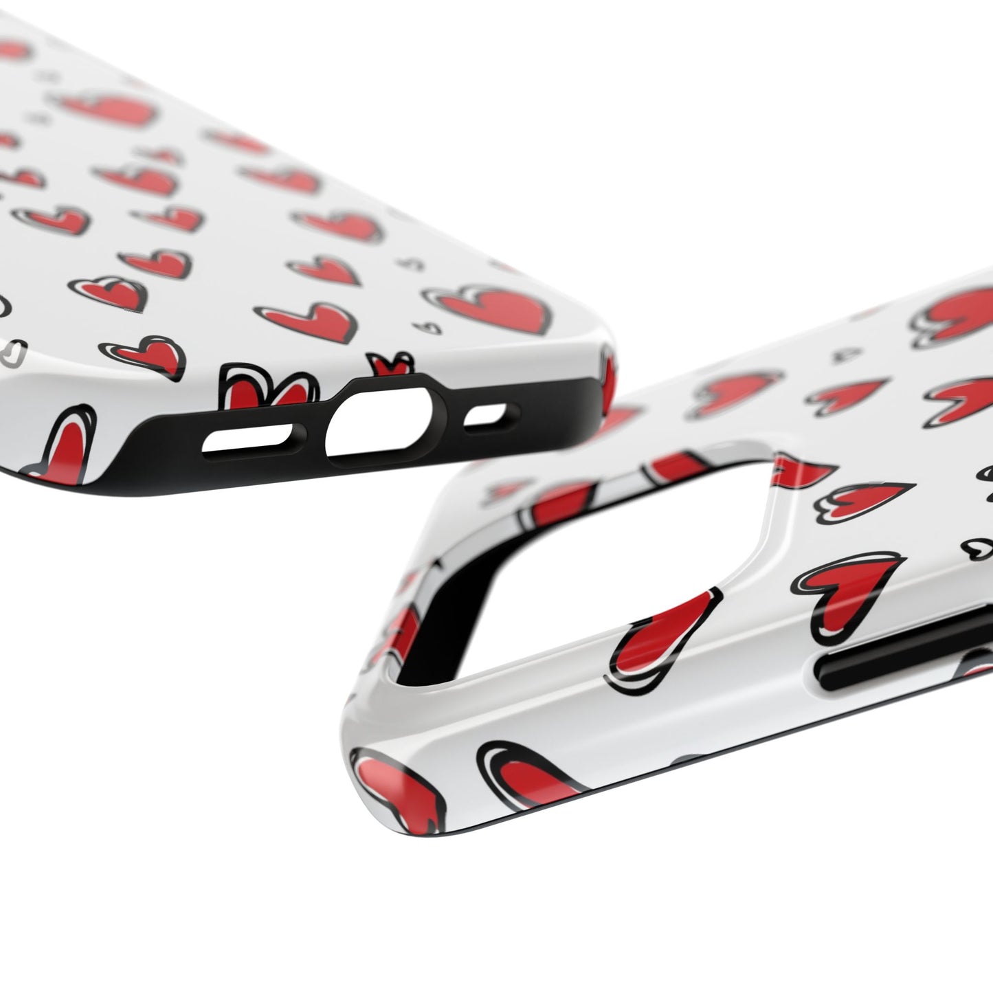 Love is in the Air | Red Hearts Tough Phone Case