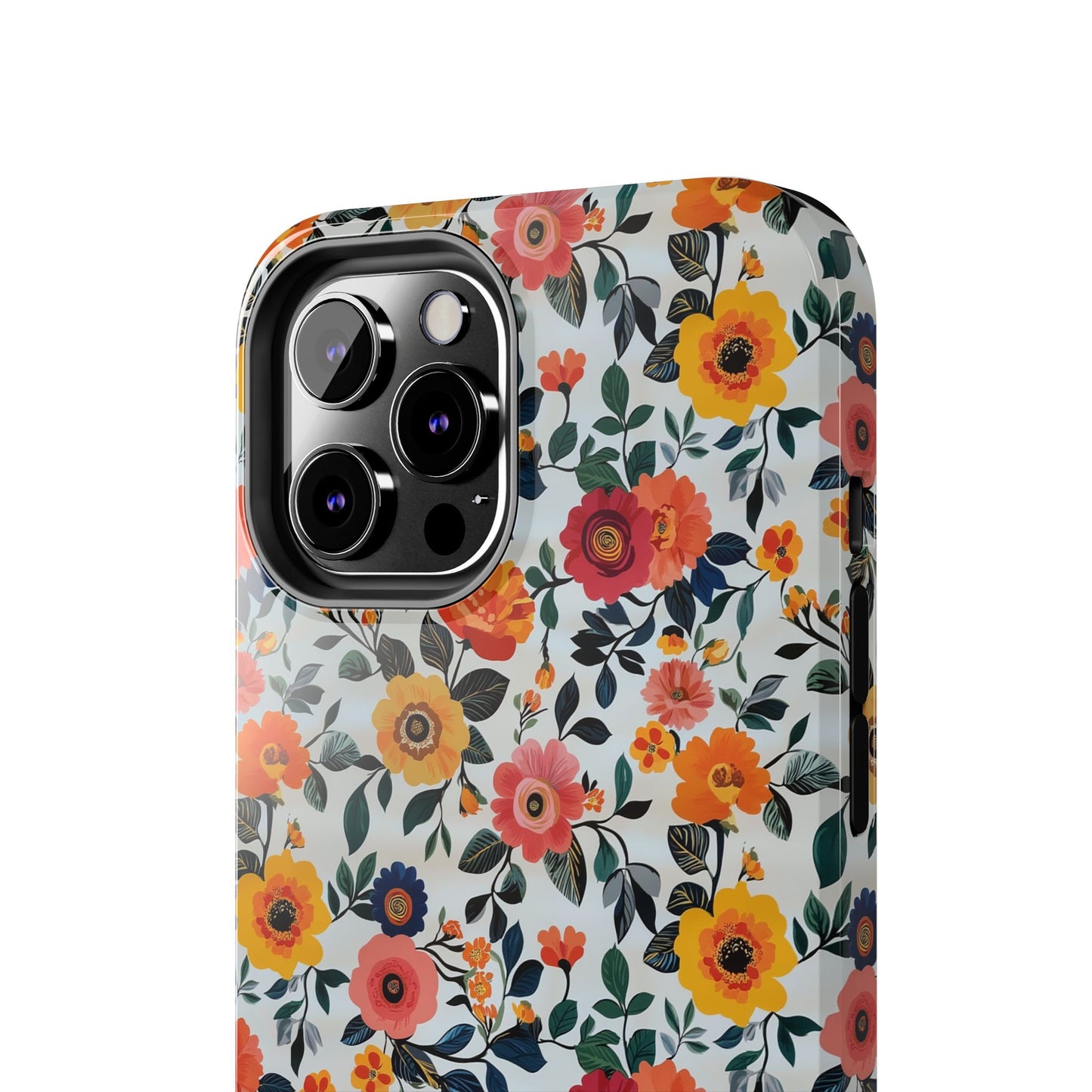 In Bloom | Small Colorful Flowers Tough Phone Cases