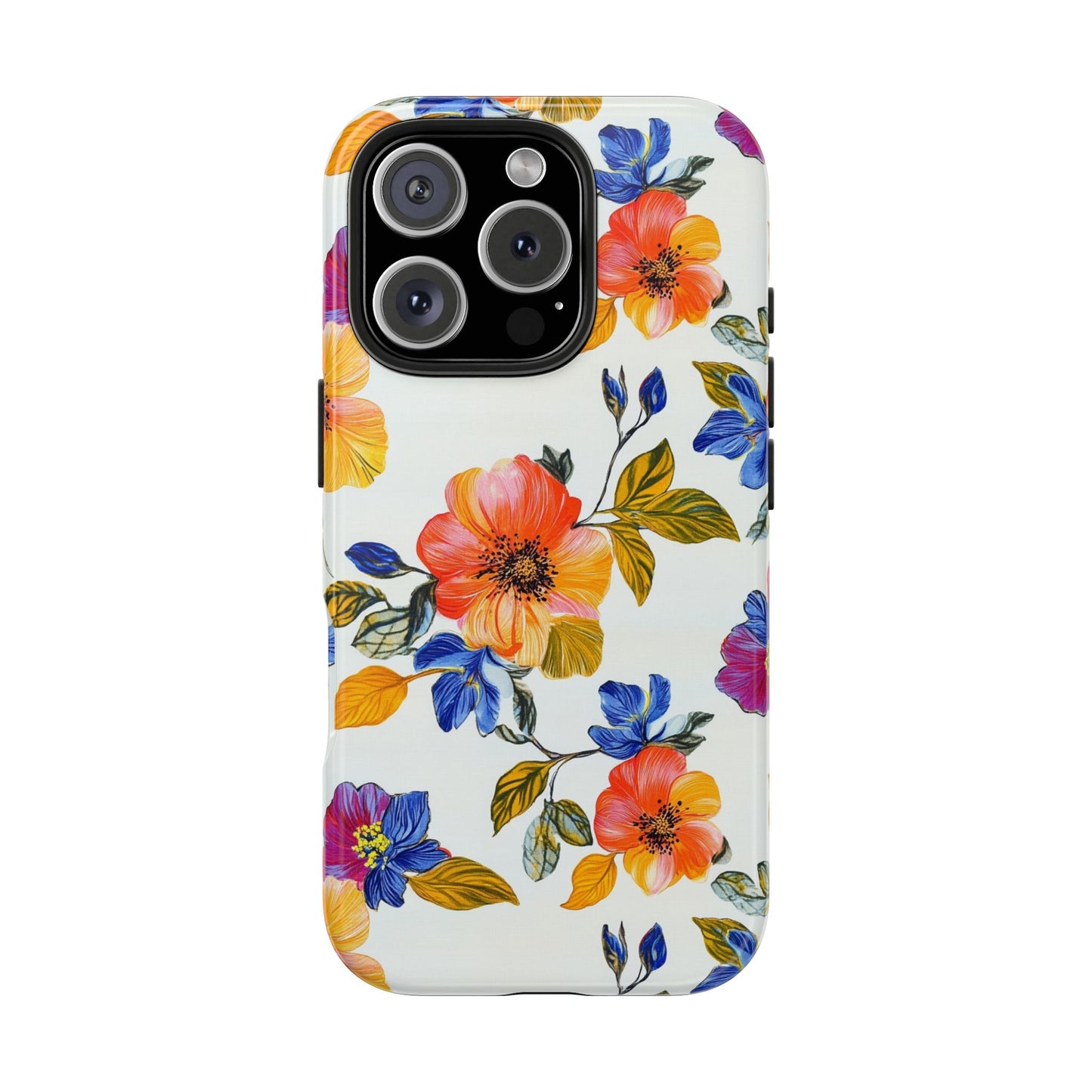 In Bloom | Colorful Florals Tough Phone Cases