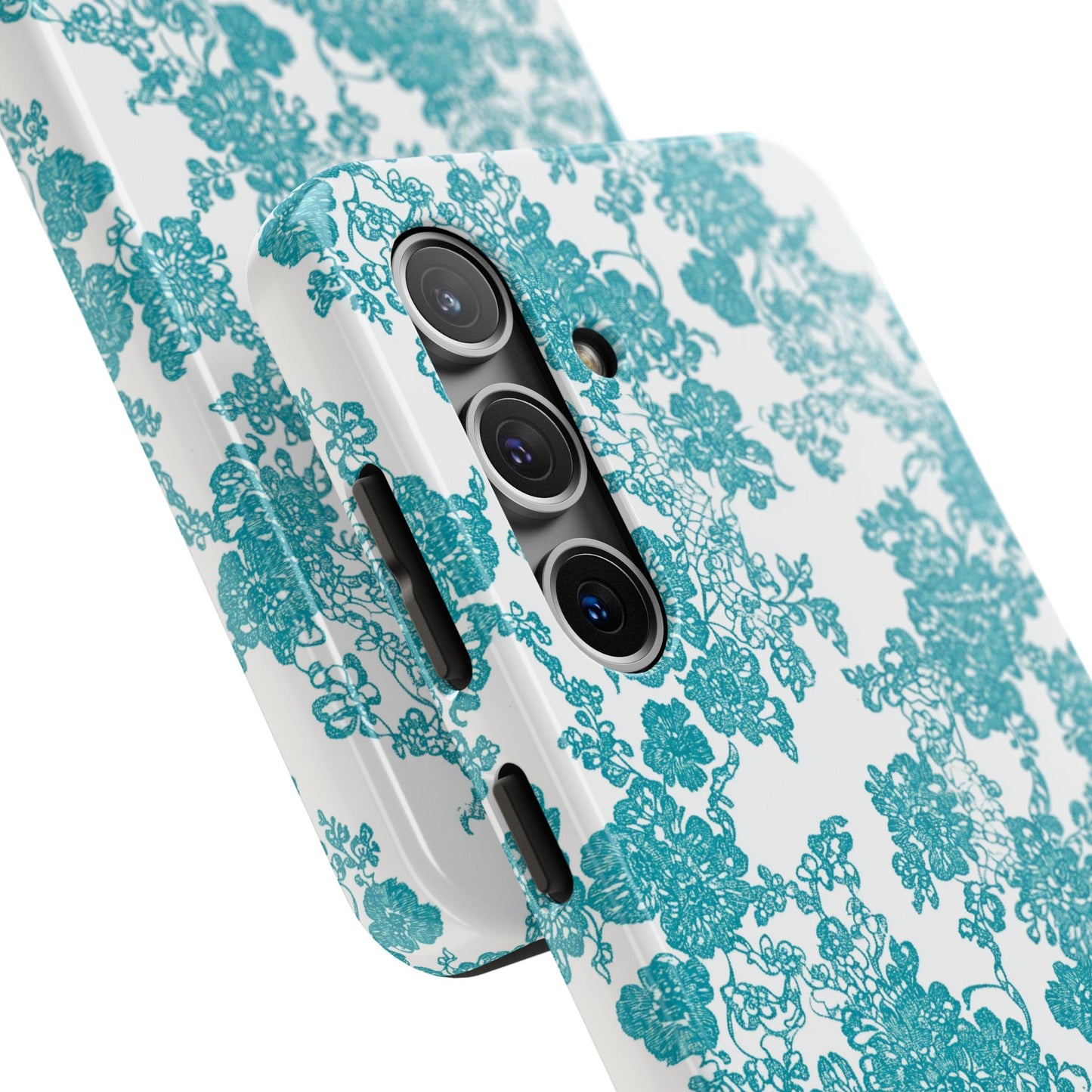 Boho Bliss | Teal on White Lace