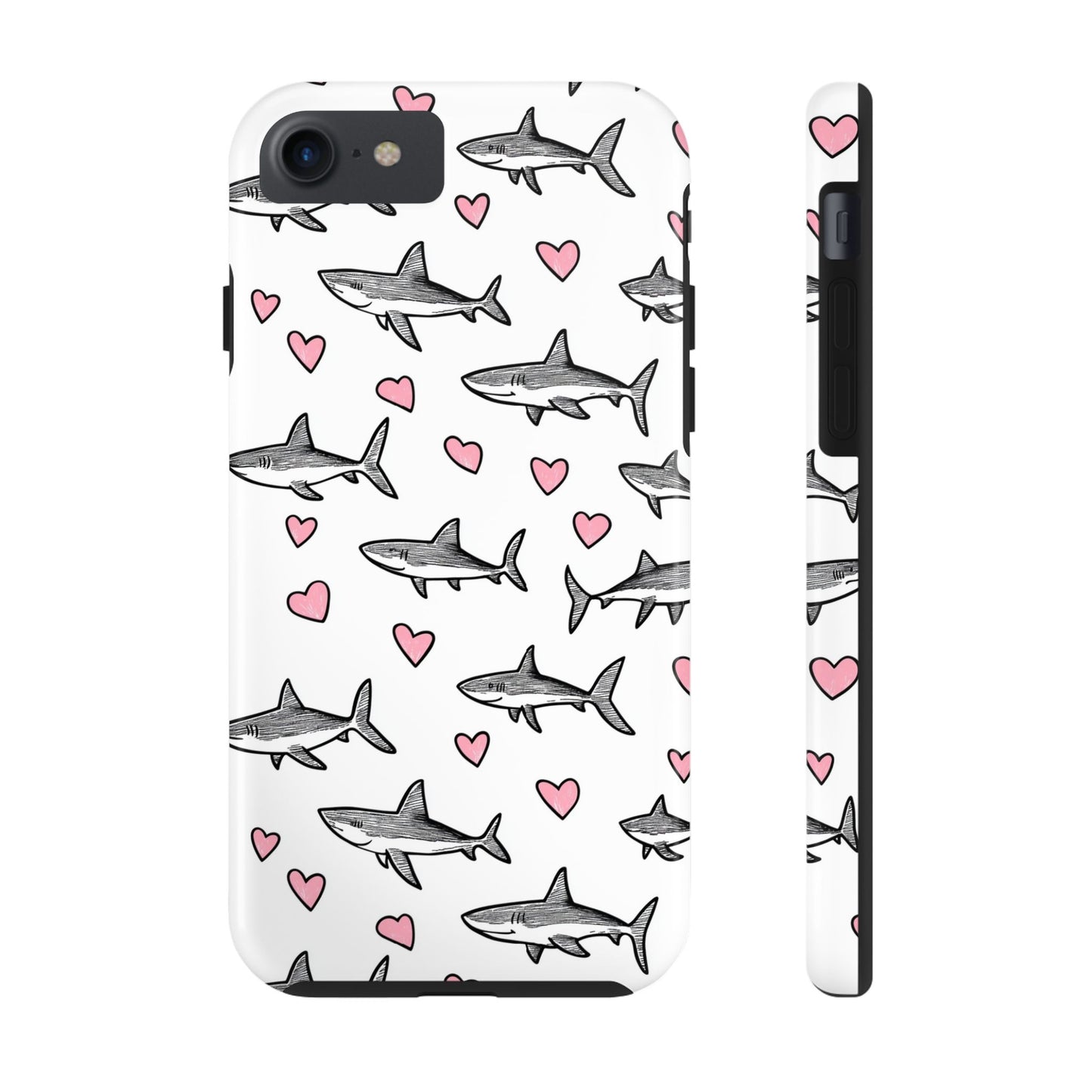 Animal Instinct | Shark Love Tough Phone Case