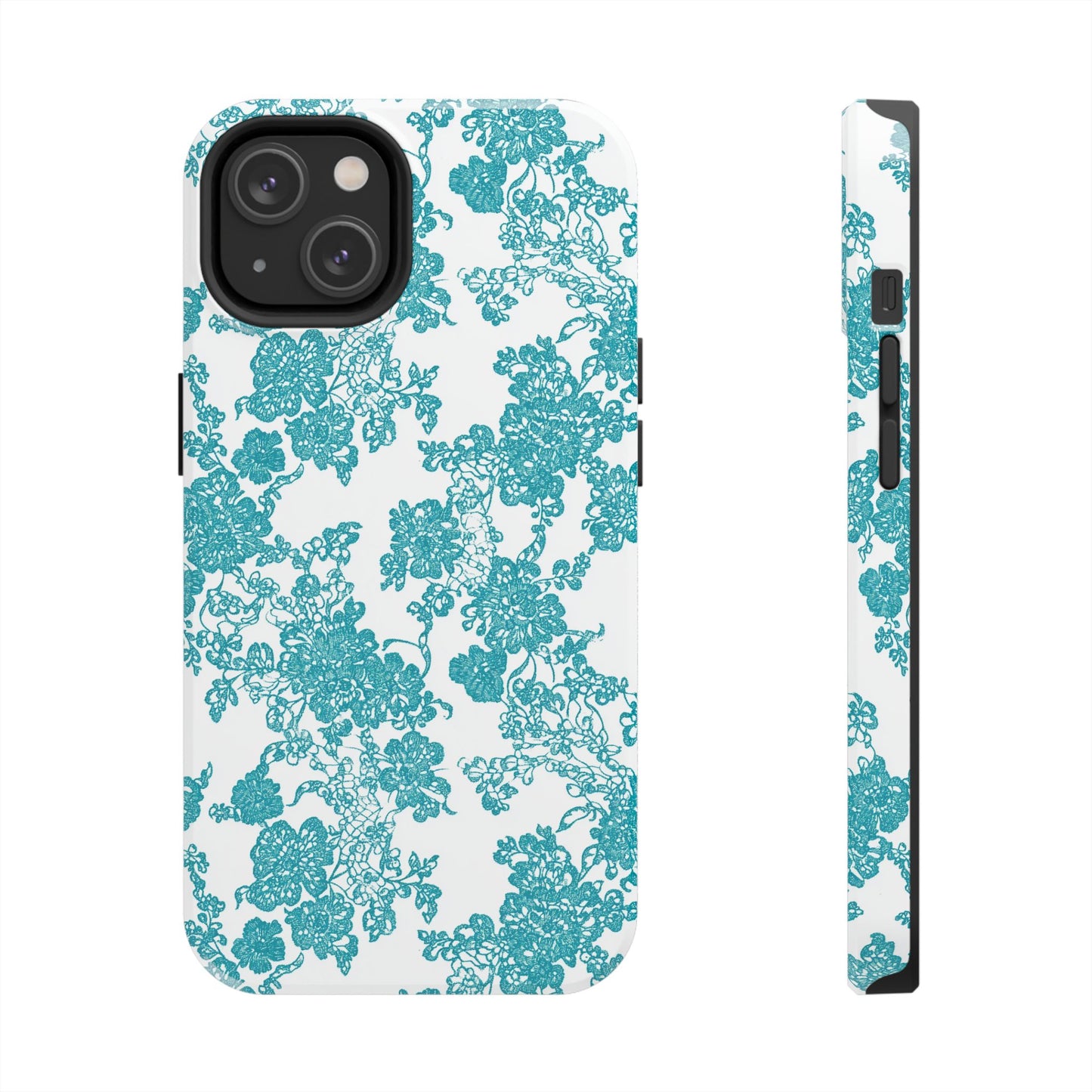 Boho Bliss | Teal on White Lace