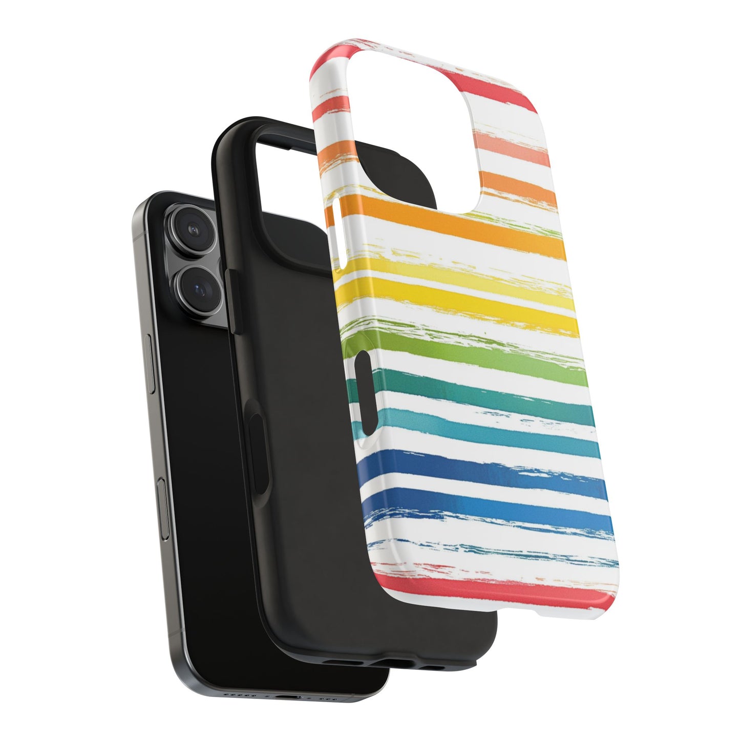 Vibrant Lines | Rainbow Stripes Phone Case