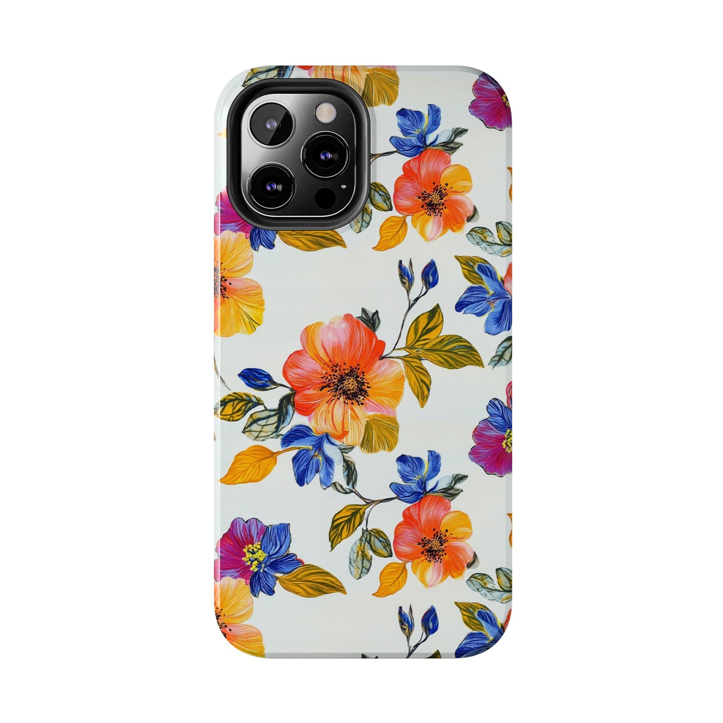 In Bloom | Colorful Florals Tough Phone Cases