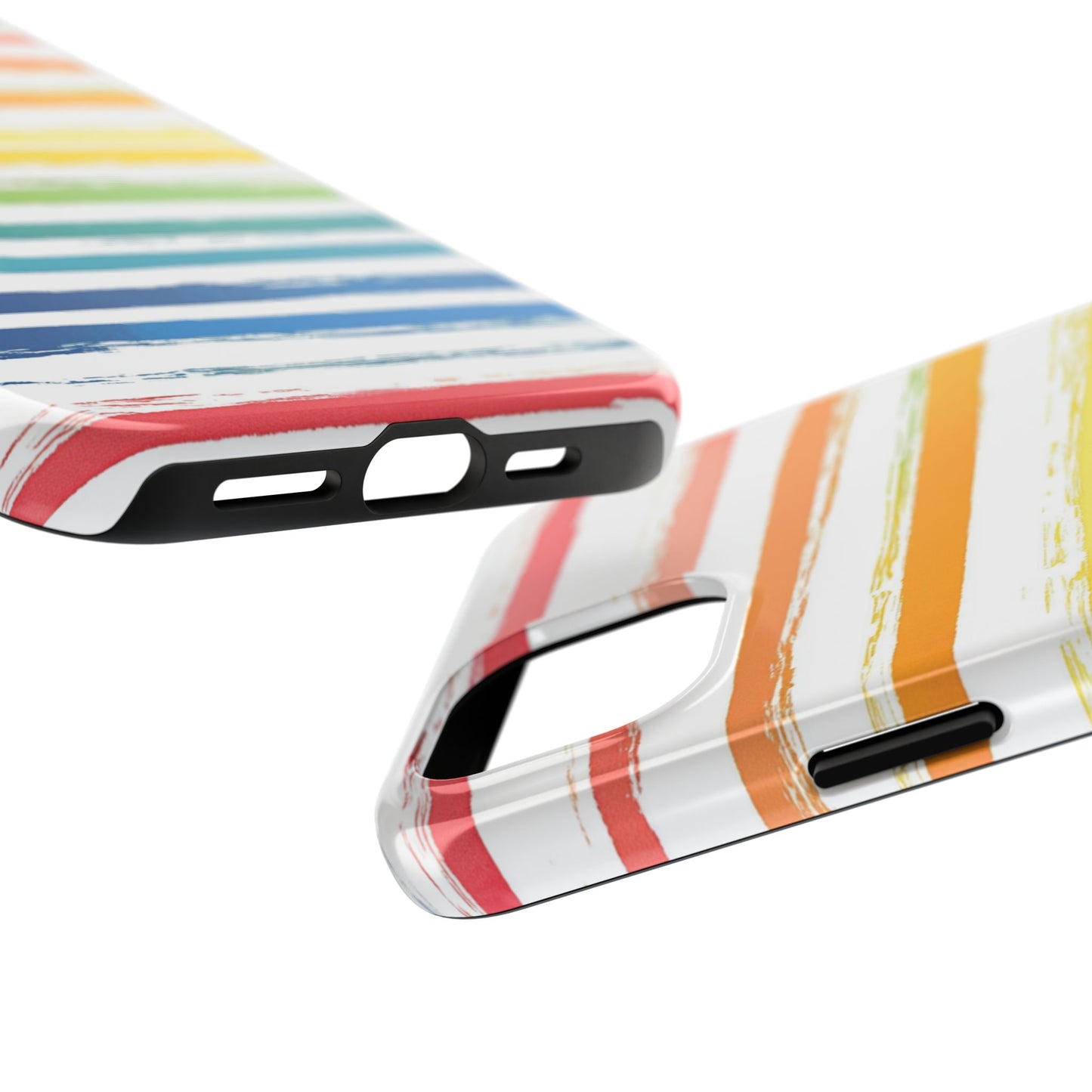 Vibrant Lines | Rainbow Stripes Phone Case