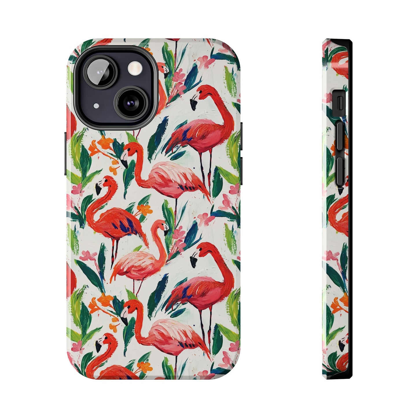 Animal Instinct | Flamingos Tough Phone Case