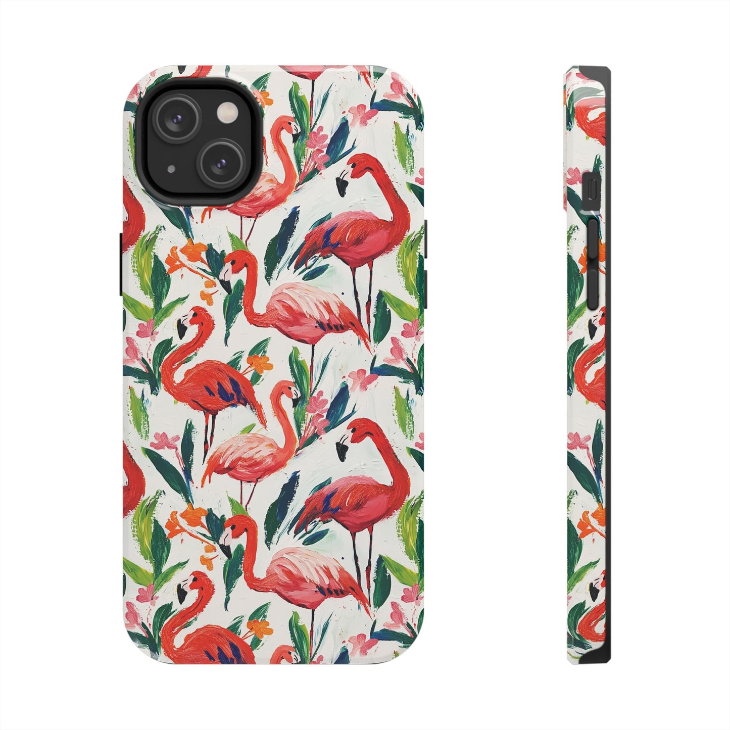 Animal Instinct | Flamingos Tough Phone Case