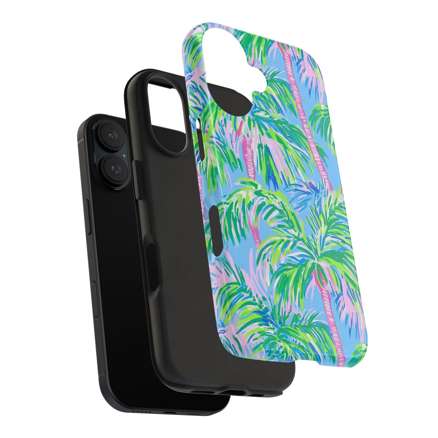 Nature Lover | Colorful Painted Palm Trees Phone Case