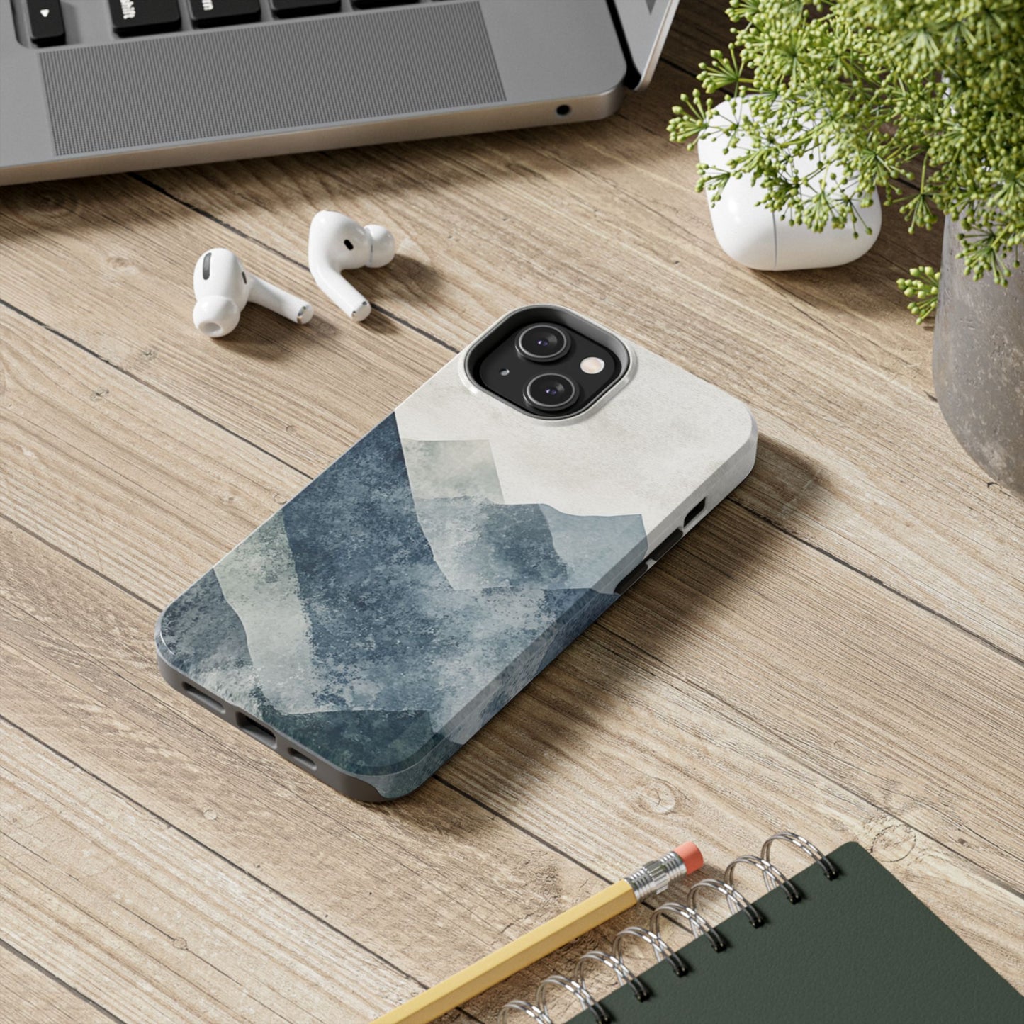 Majestic Mountains | Geometric Mountain Tough Phone Case