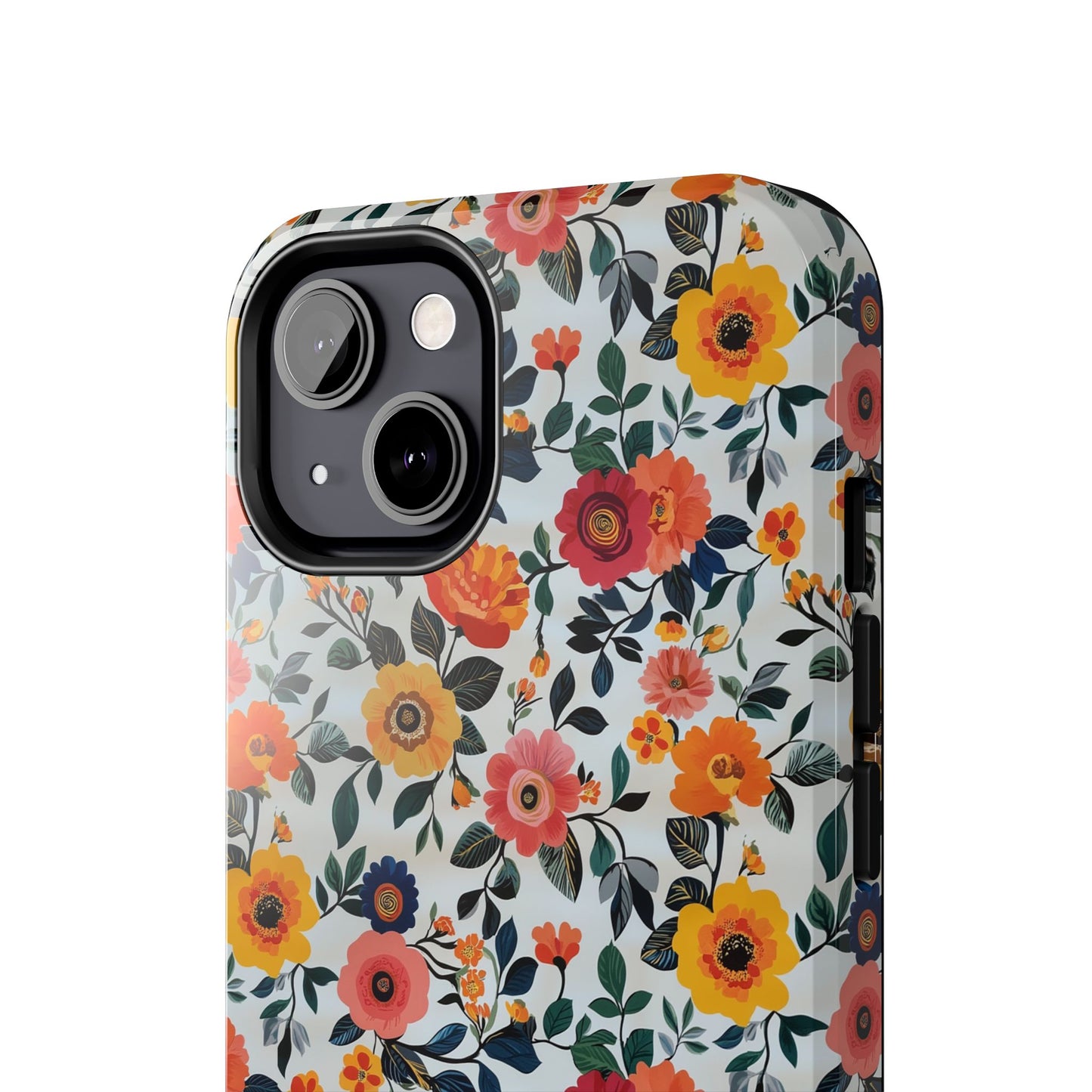 In Bloom | Small Colorful Flowers Tough Phone Cases