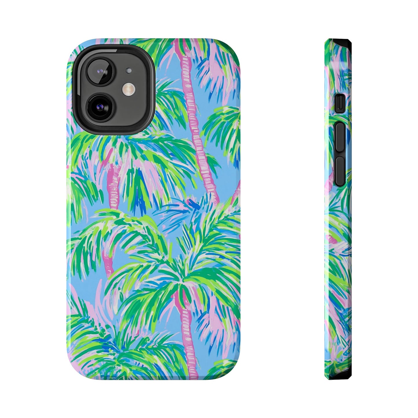Nature Lover | Colorful Painted Palm Trees Phone Case
