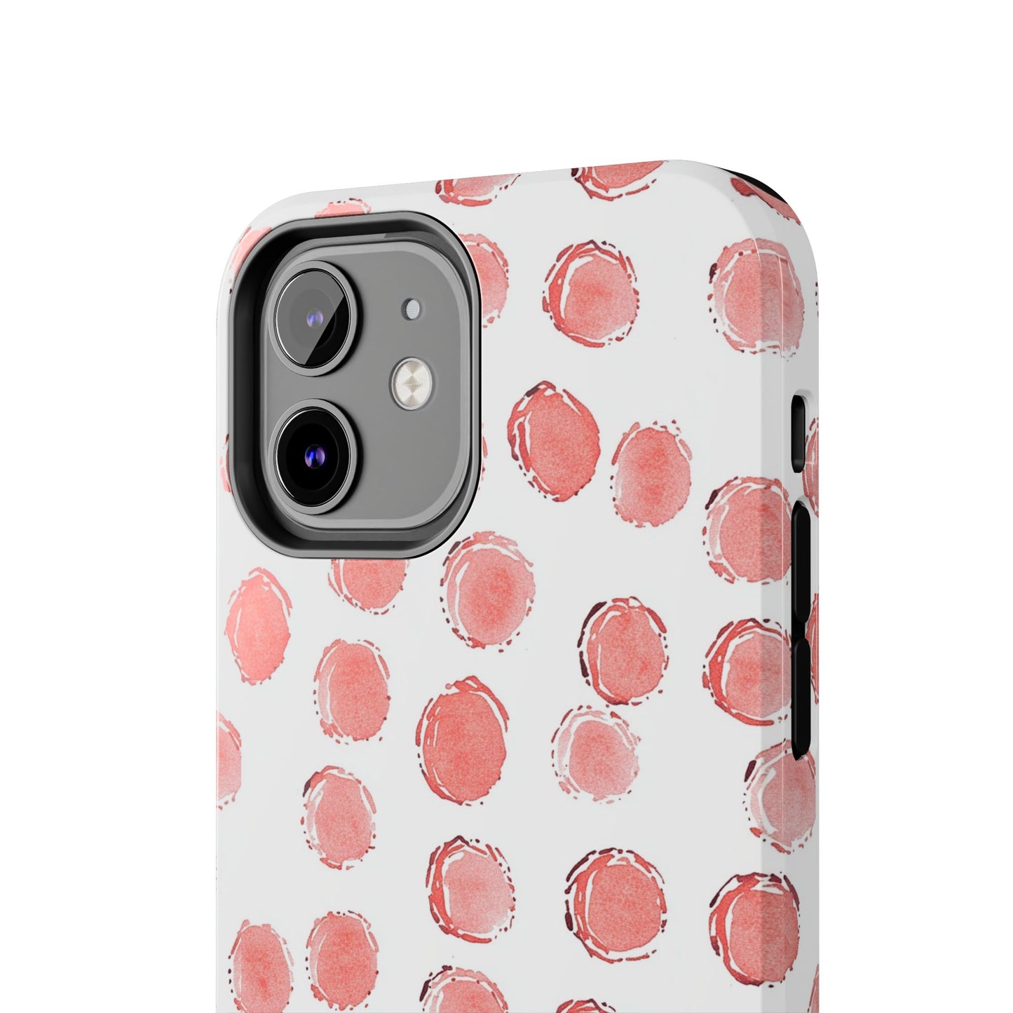 Trendy Spots | Pink Polka Dot Tough Phone Case