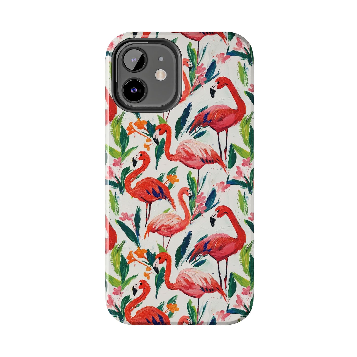 Animal Instinct | Flamingos Tough Phone Case