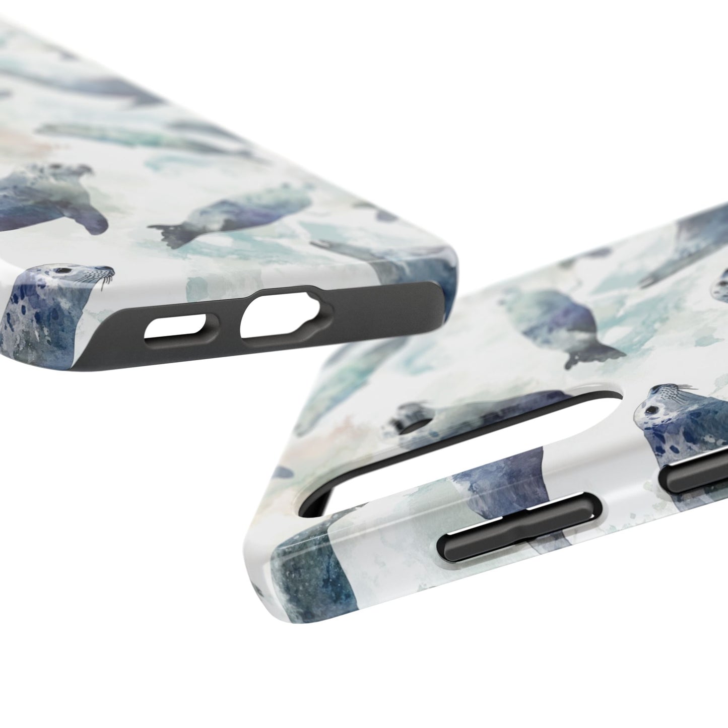 Animal Instinct | Watercolor Leopard Seals