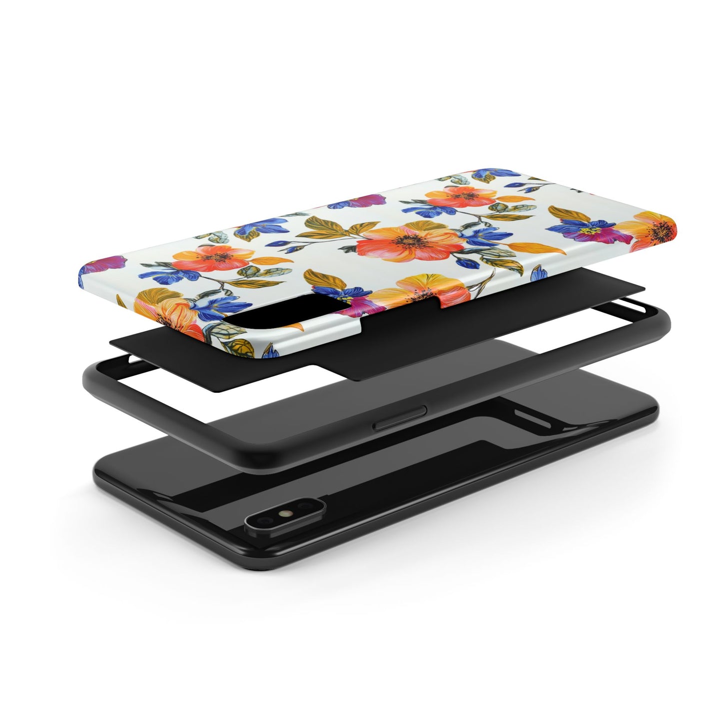 In Bloom | Colorful Florals Tough Phone Cases