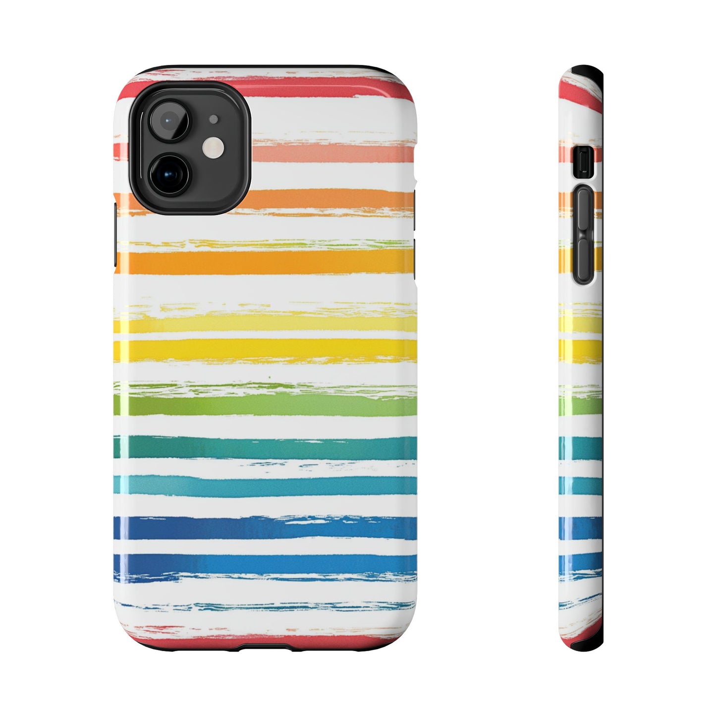 Vibrant Lines | Rainbow Stripes Phone Case