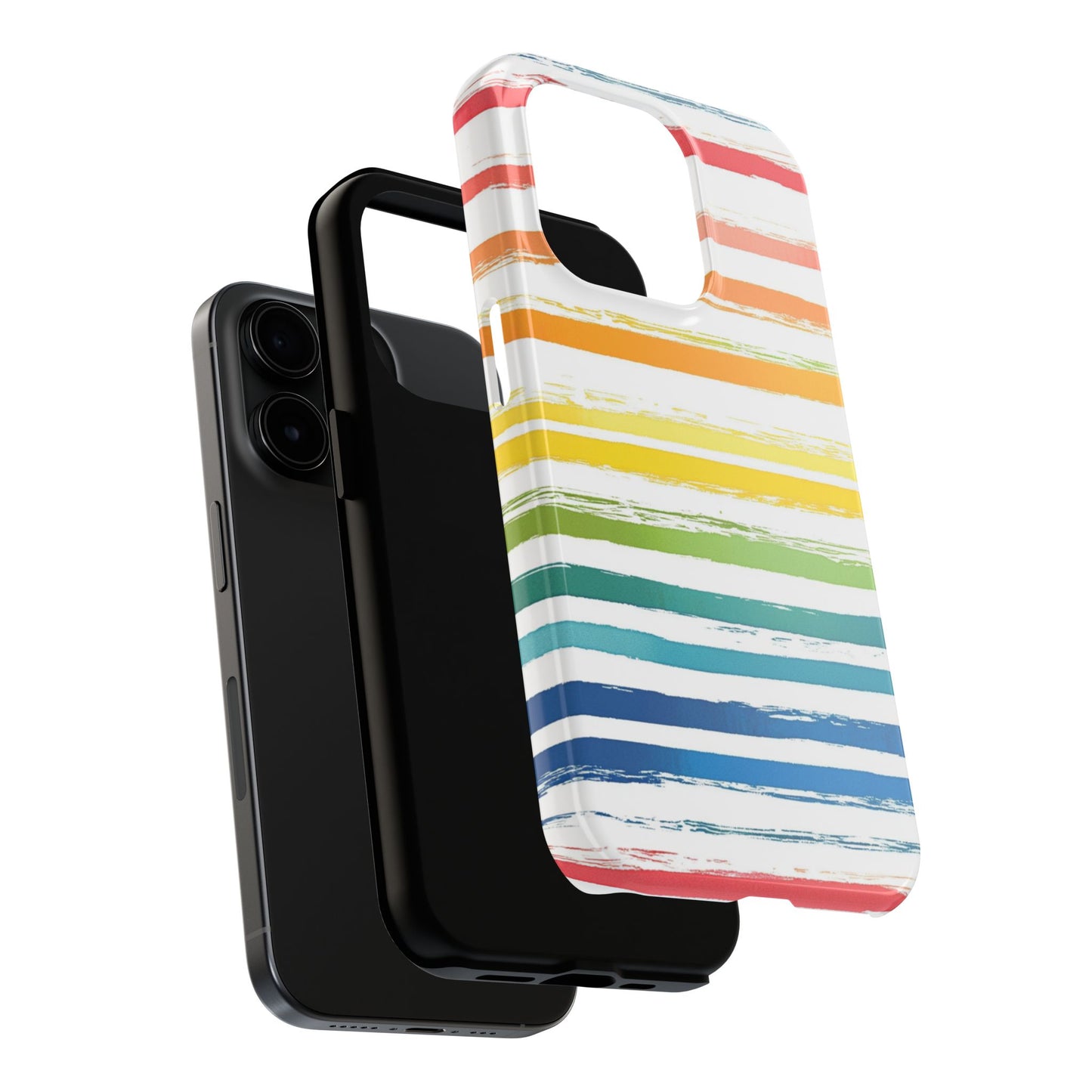 Vibrant Lines | Rainbow Stripes Phone Case