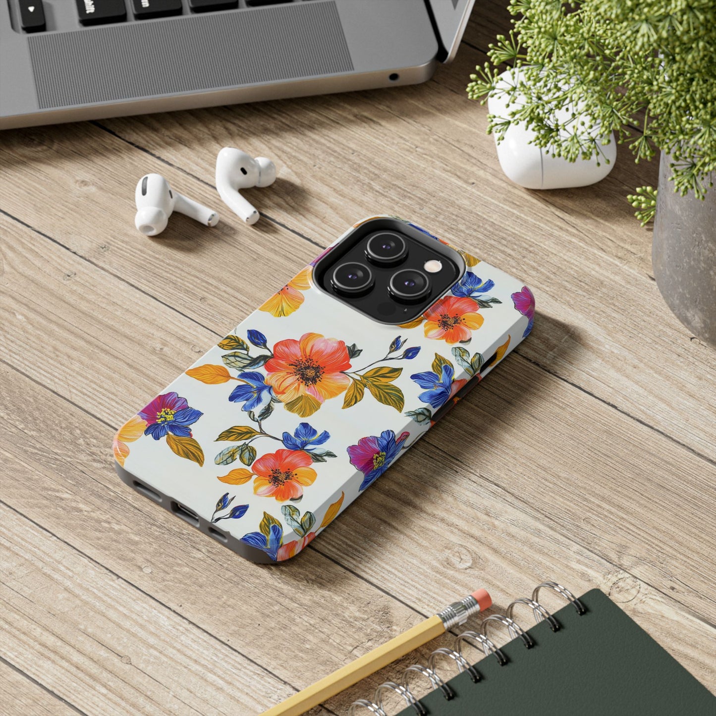 In Bloom | Colorful Florals Tough Phone Cases