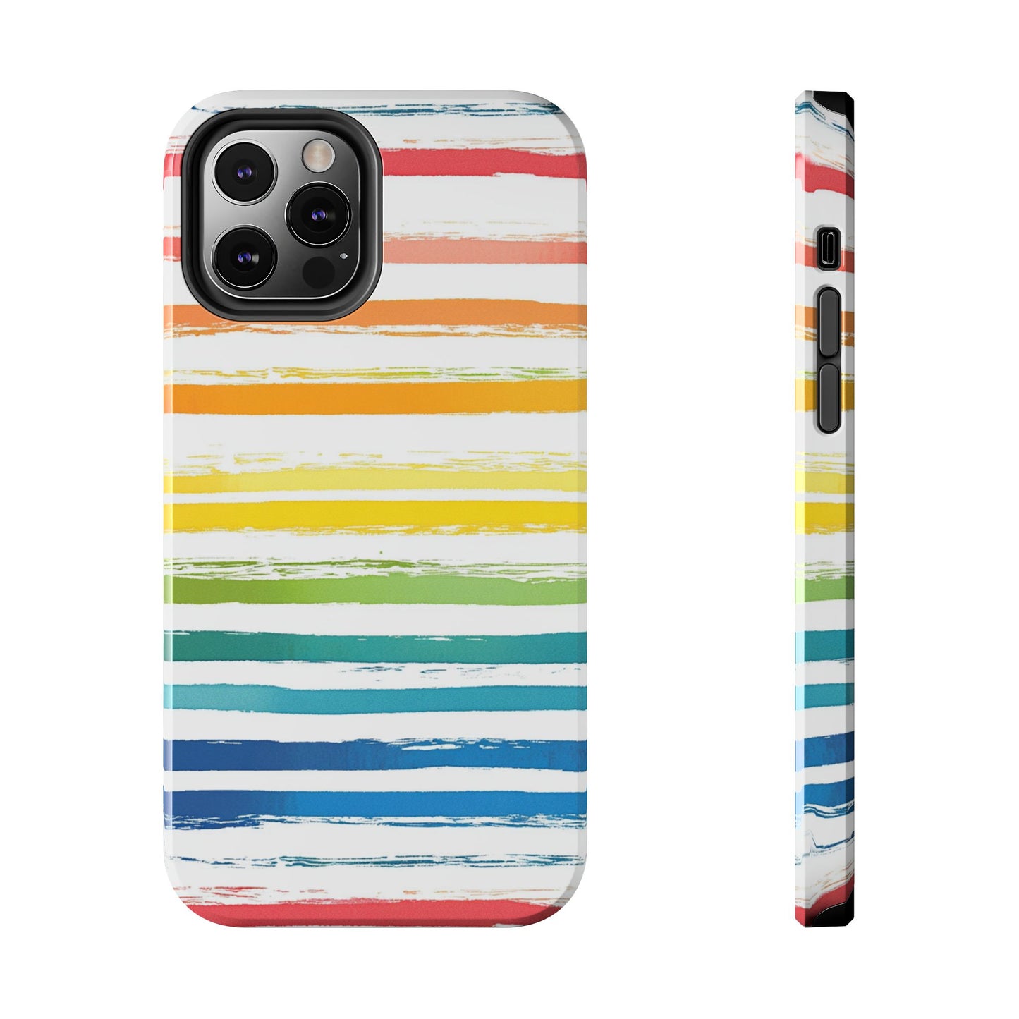Vibrant Lines | Rainbow Stripes Phone Case