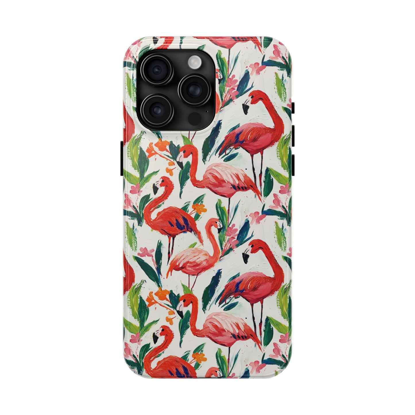 Animal Instinct | Flamingos Tough Phone Case