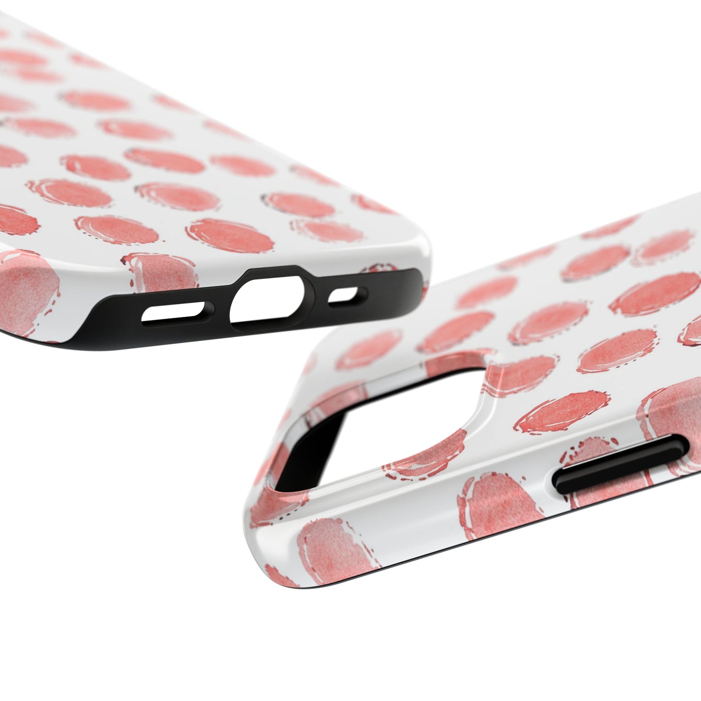 Trendy Spots | Pink Polka Dot Tough Phone Case