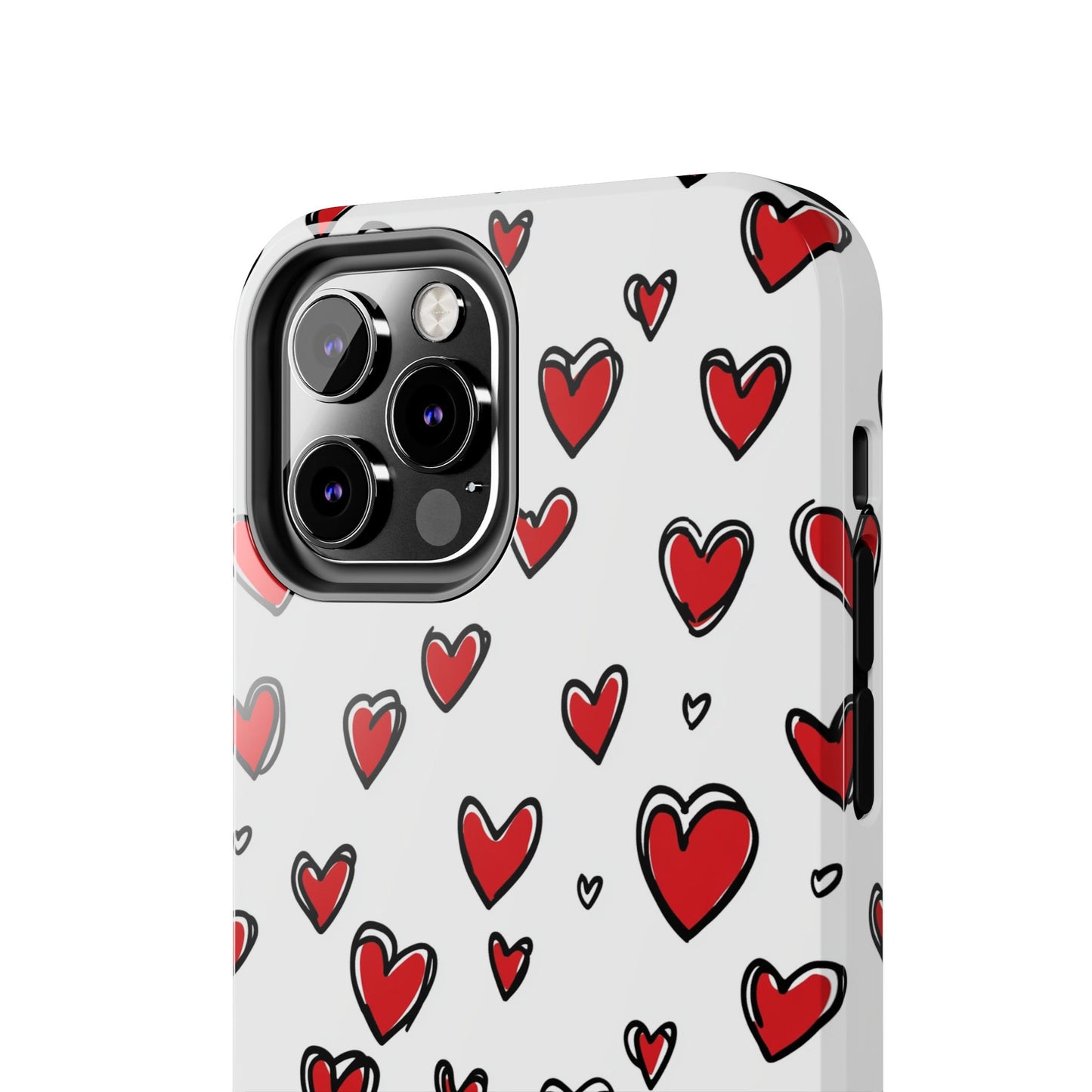 Love is in the Air | Red Hearts Tough Phone Case