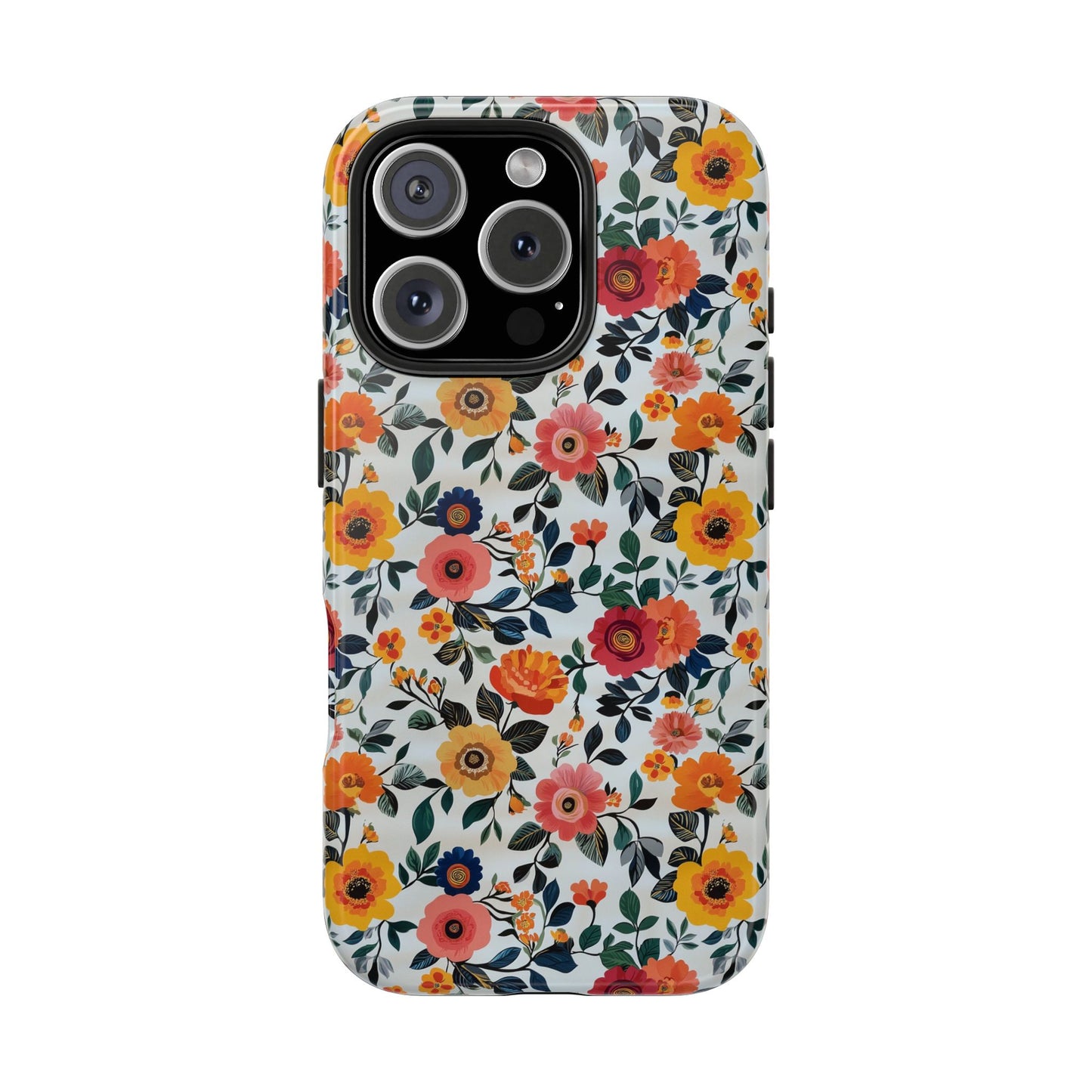In Bloom | Small Colorful Flowers Tough Phone Cases