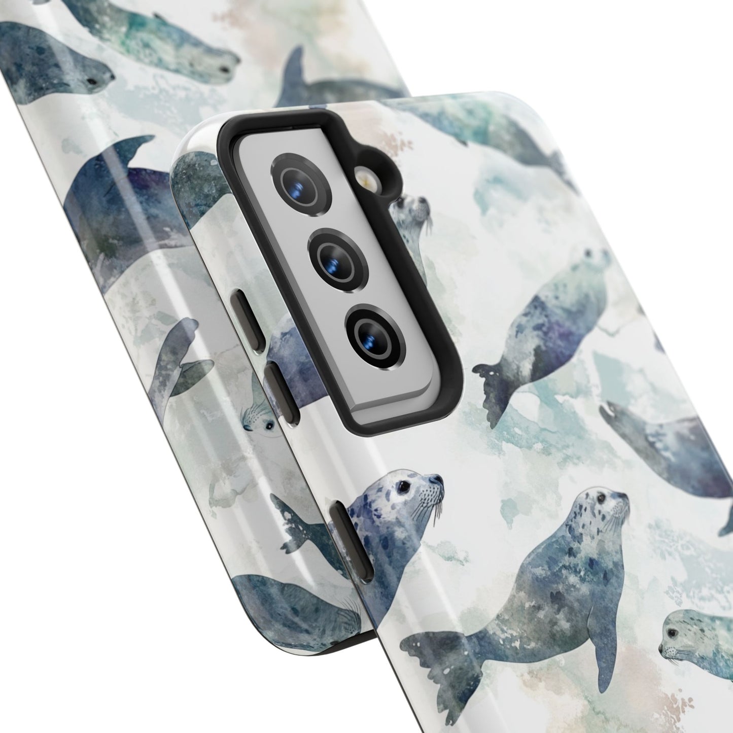 Animal Instinct | Watercolor Leopard Seals