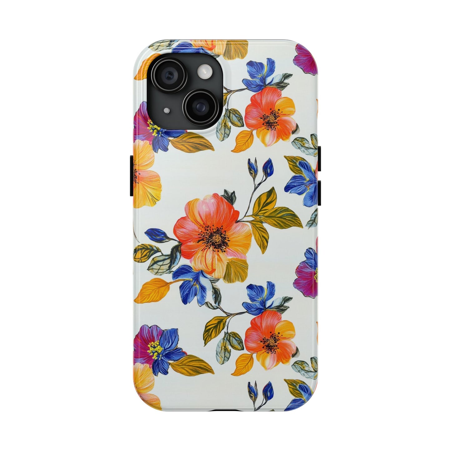 In Bloom | Colorful Florals Tough Phone Cases