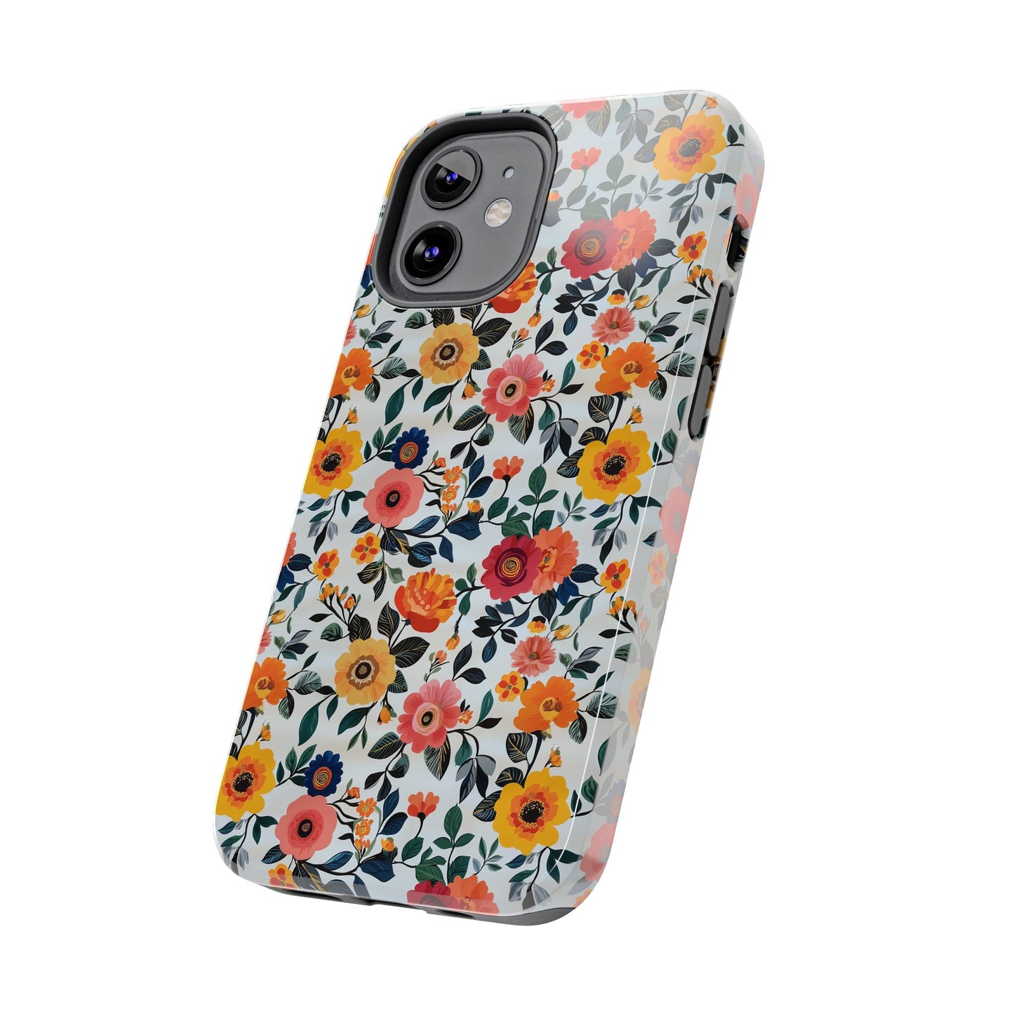 In Bloom | Small Colorful Flowers Tough Phone Cases