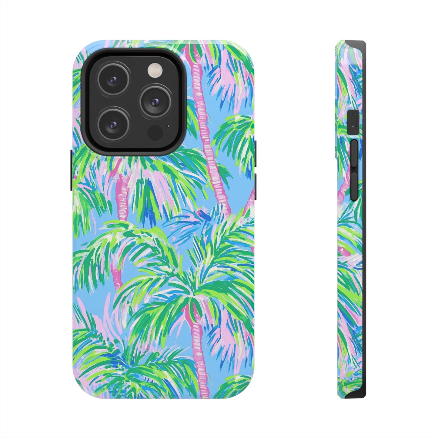 Nature Lover | Colorful Painted Palm Trees Phone Case