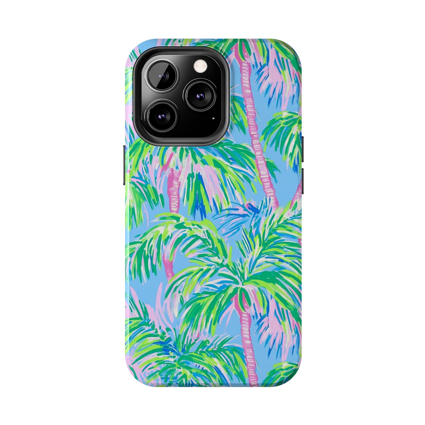 Nature Lover | Colorful Painted Palm Trees Phone Case