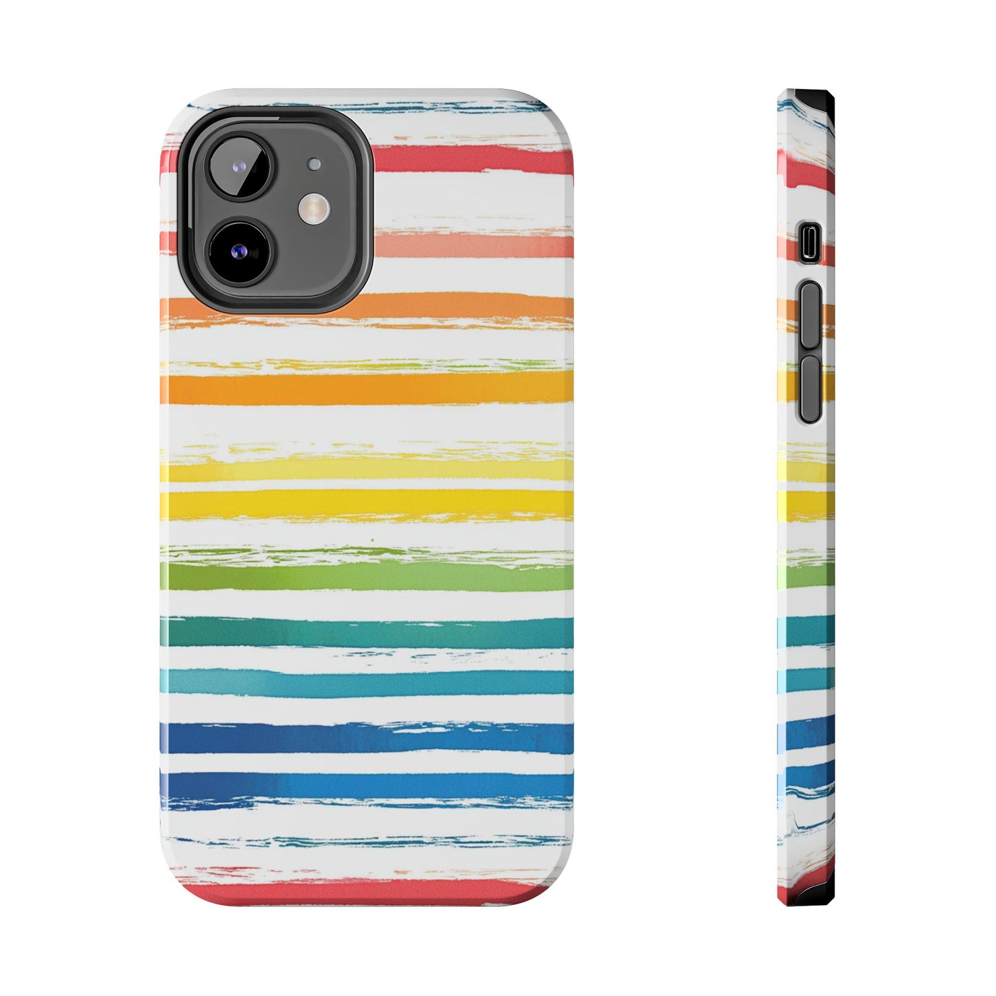 Vibrant Lines | Rainbow Stripes Phone Case