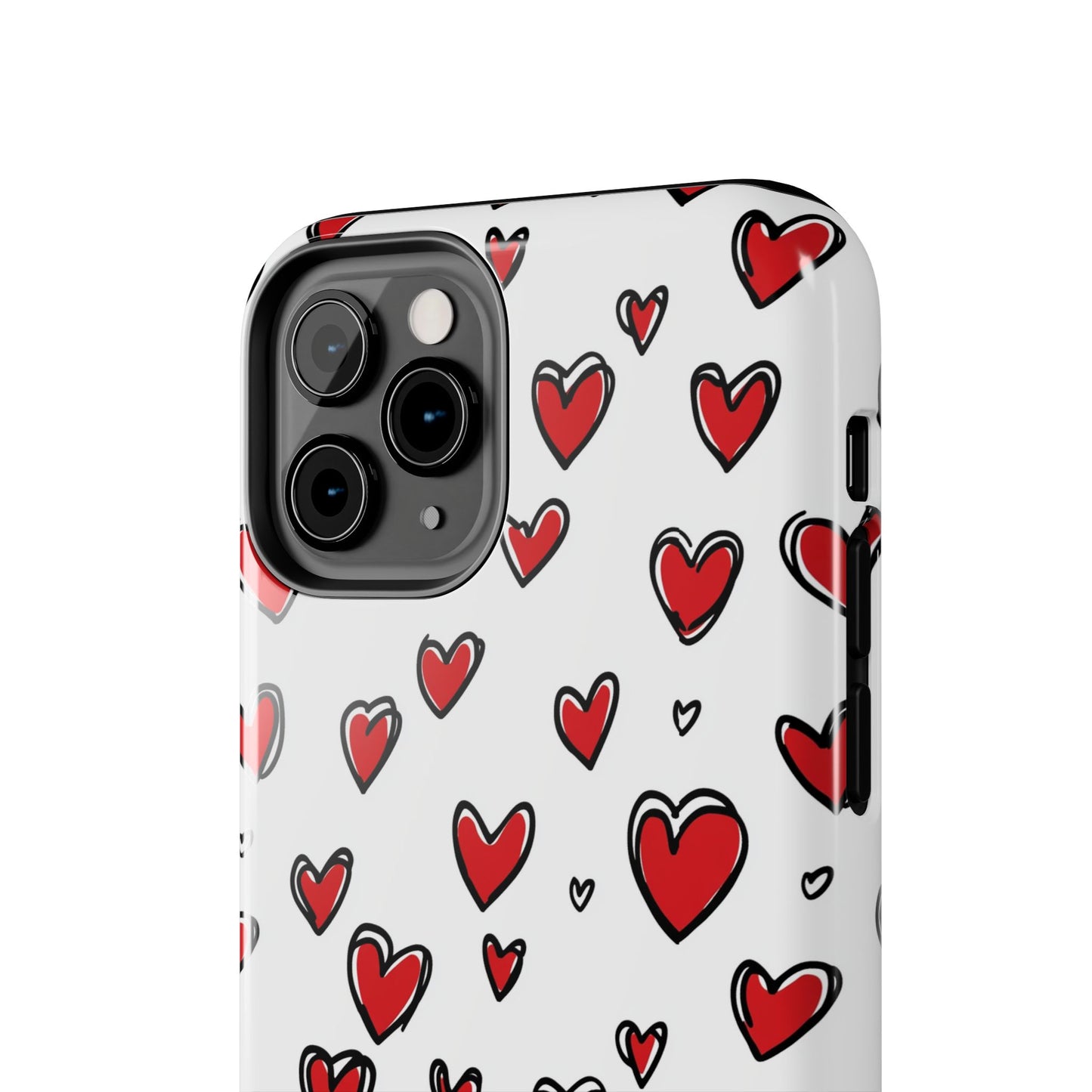 Love is in the Air | Red Hearts Tough Phone Case