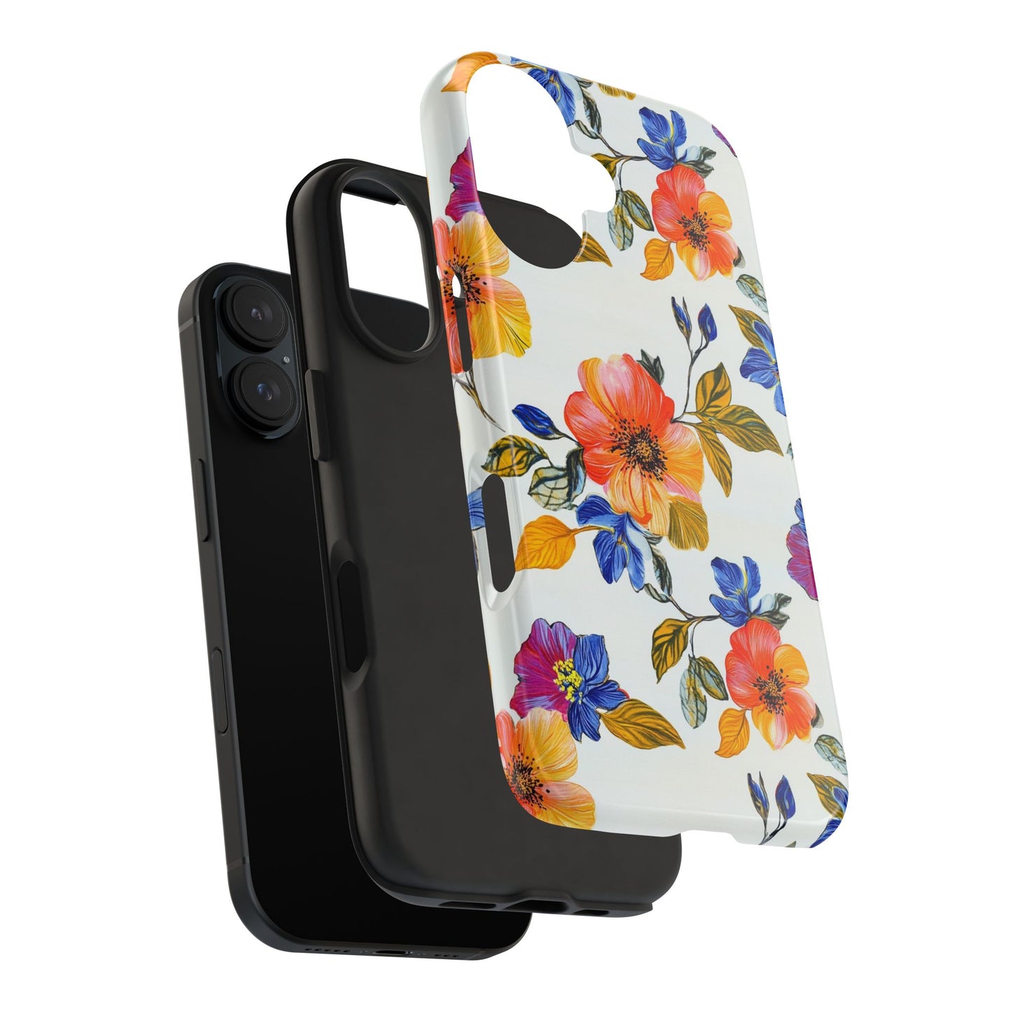 In Bloom | Colorful Florals Tough Phone Cases