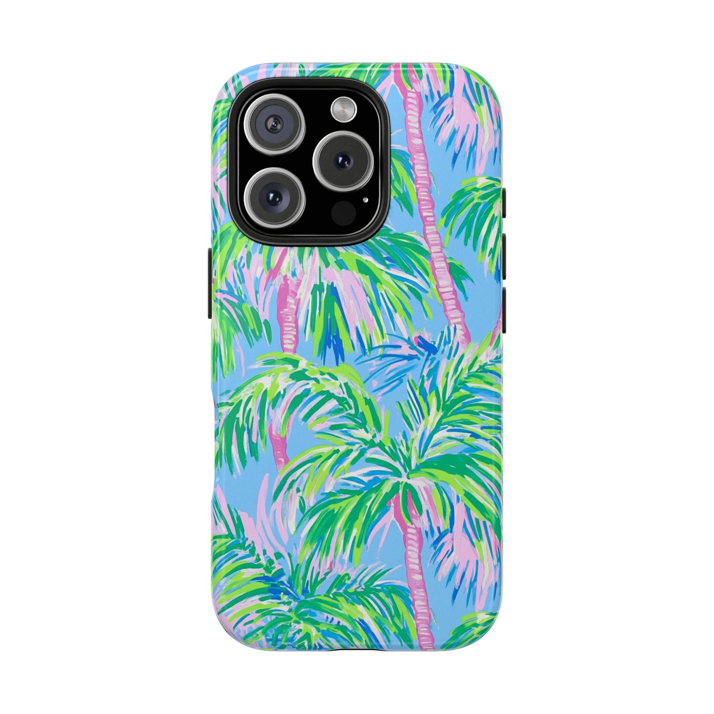 Nature Lover | Colorful Painted Palm Trees Phone Case