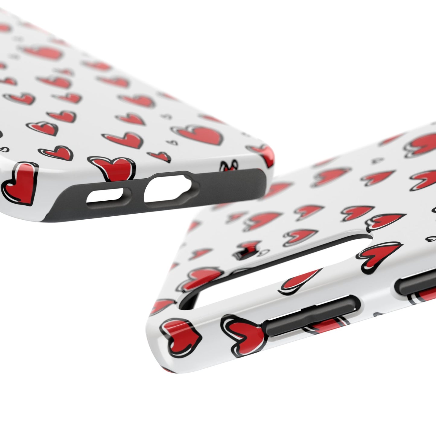 Love is in the Air | Red Hearts Tough Phone Case