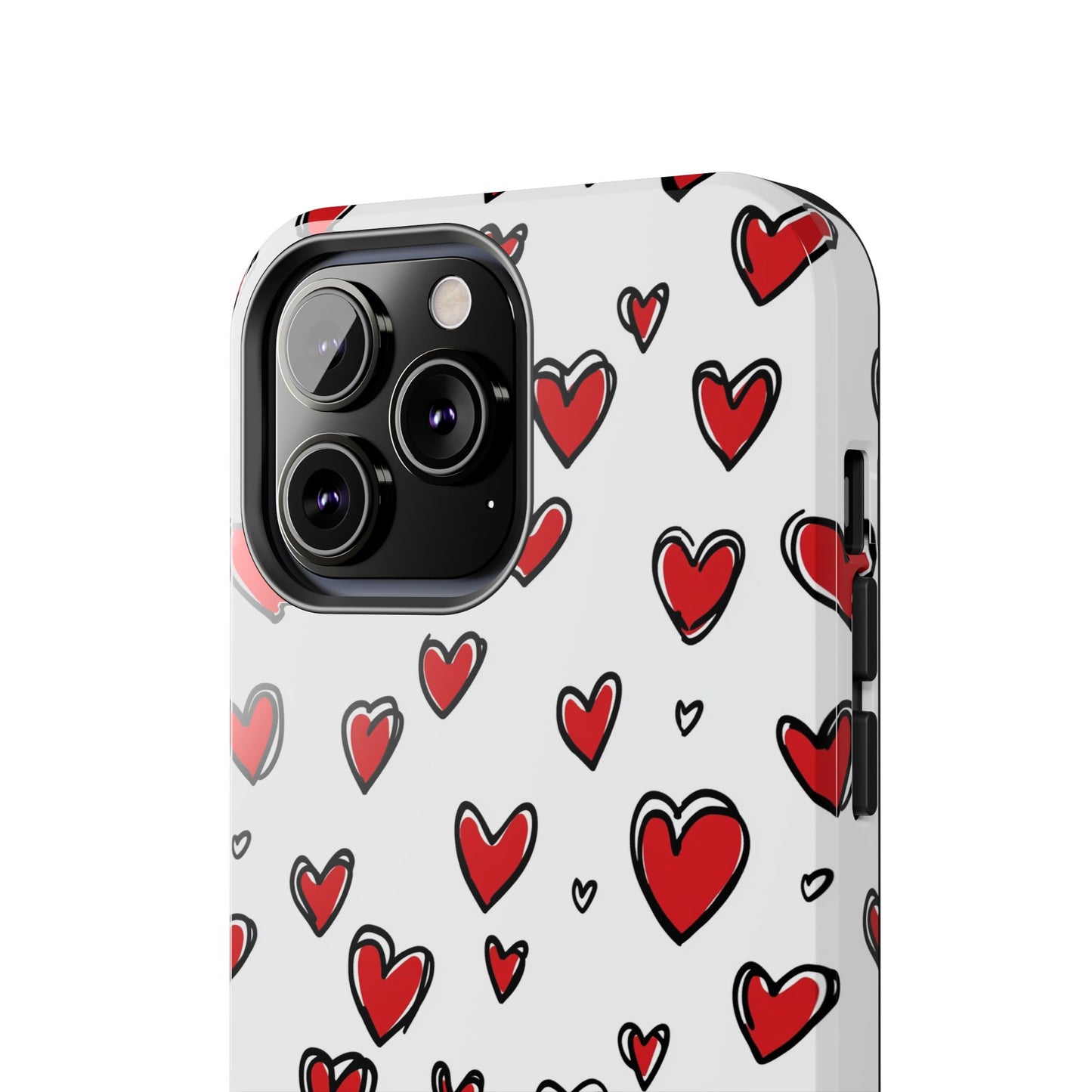 Love is in the Air | Red Hearts Tough Phone Case