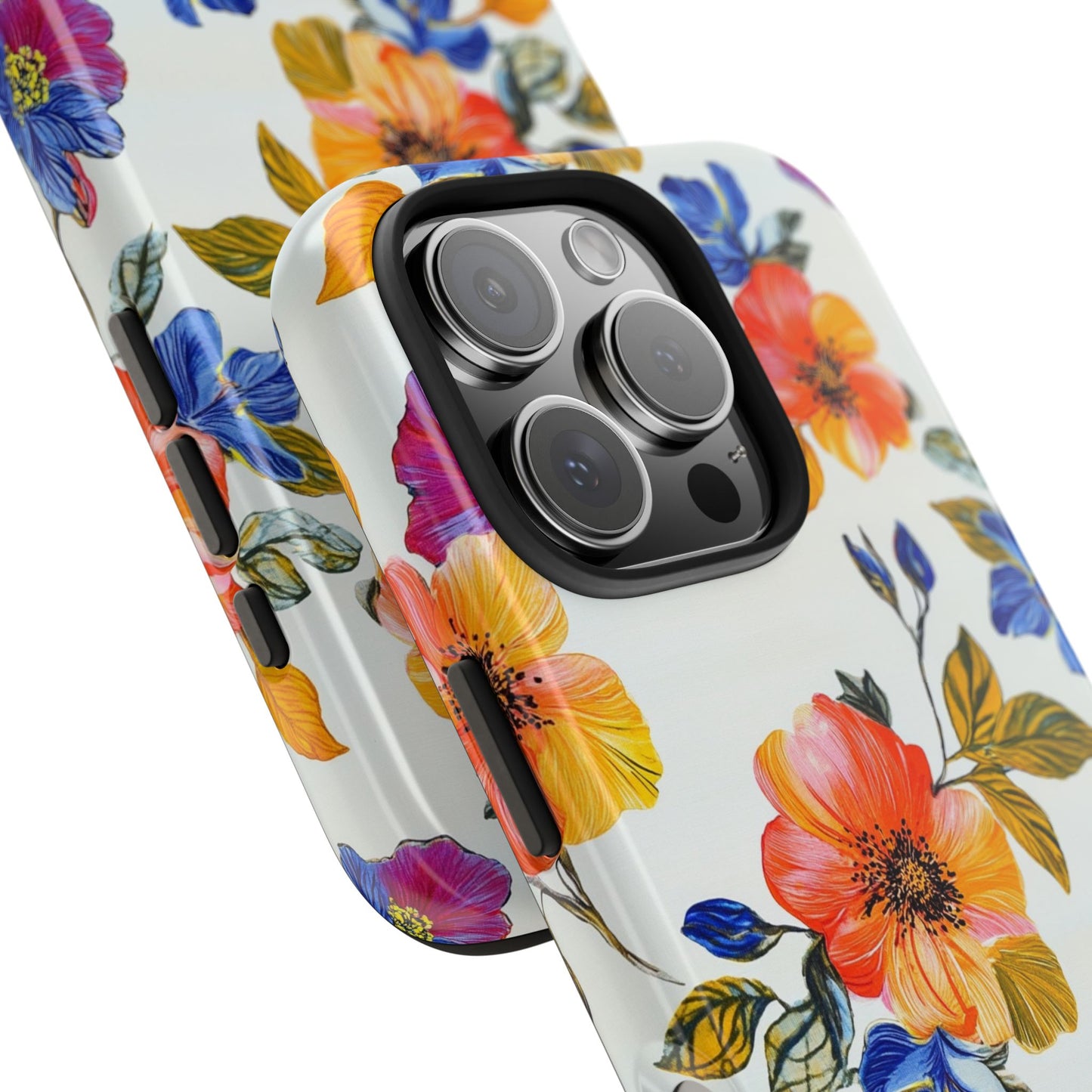 In Bloom | Colorful Florals Tough Phone Cases