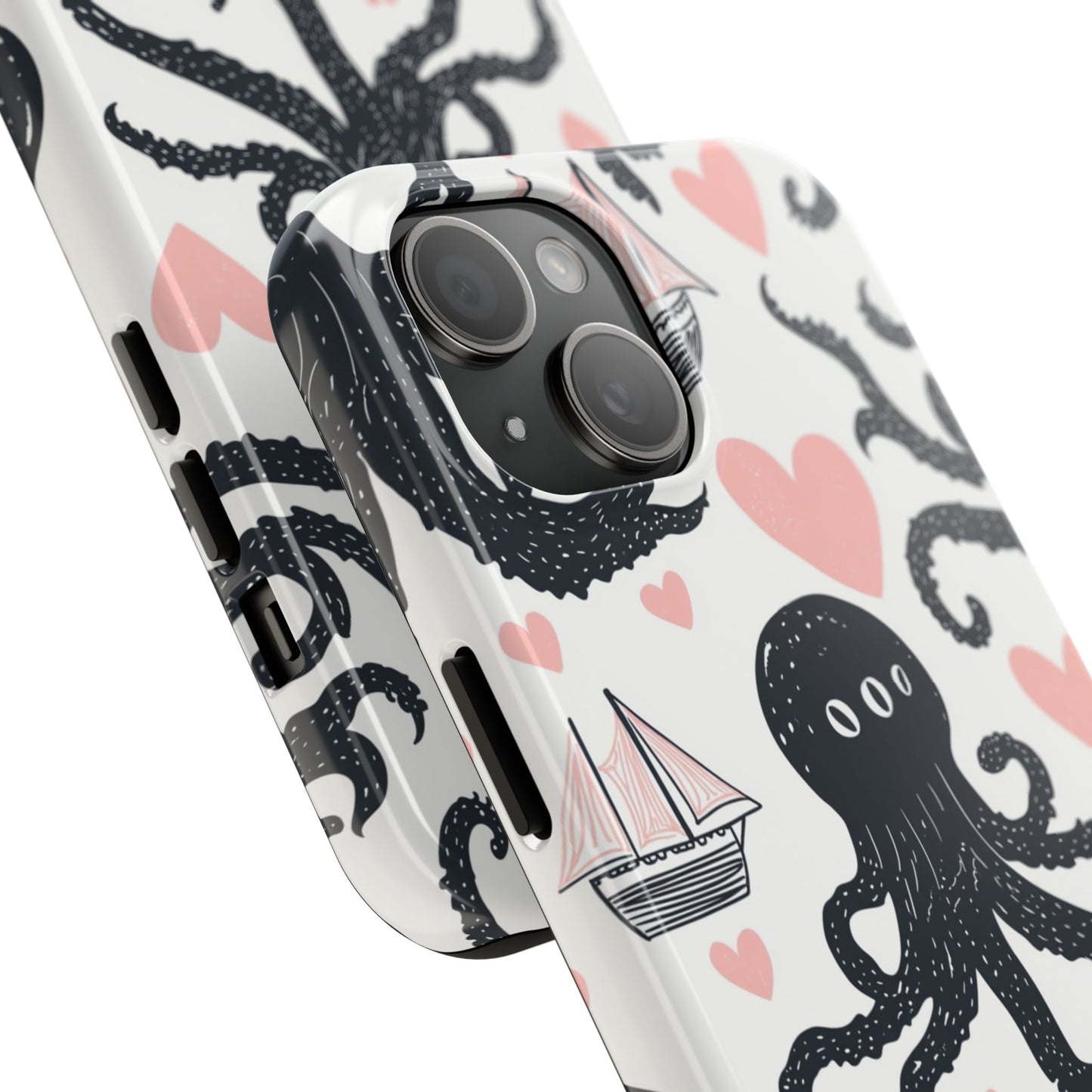 Quirky Chic | Kraken Boat Love Tough Phone Case
