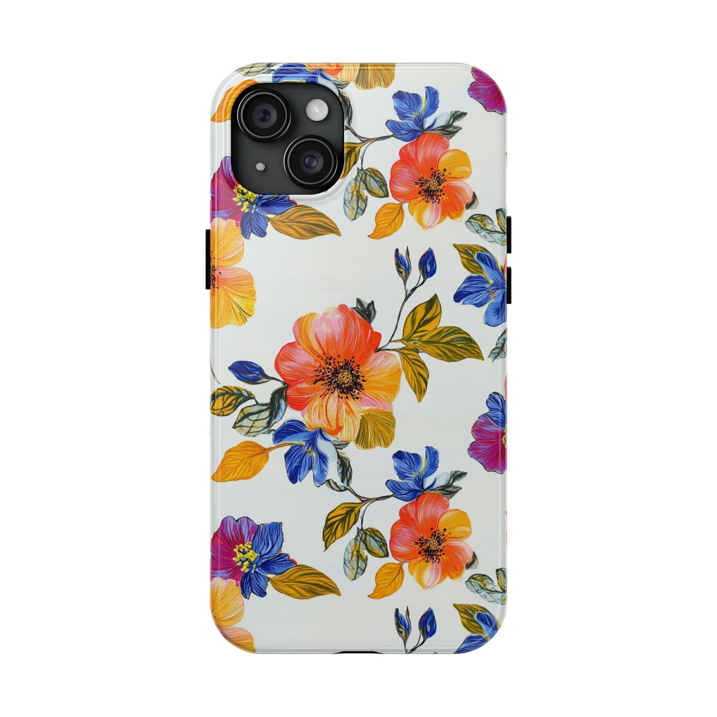 In Bloom | Colorful Florals Tough Phone Cases