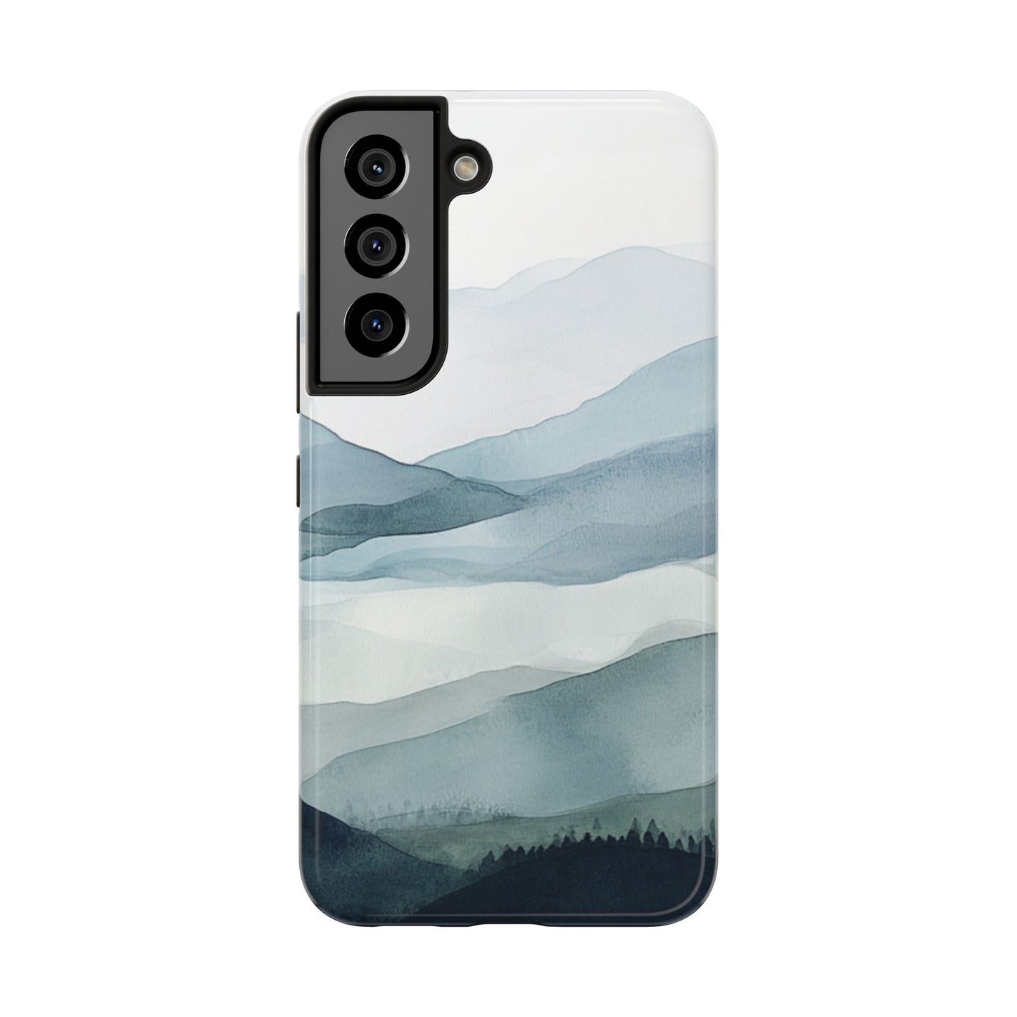 Majestic Mountains | Watercolor Mountain Scene Tough Phone Case