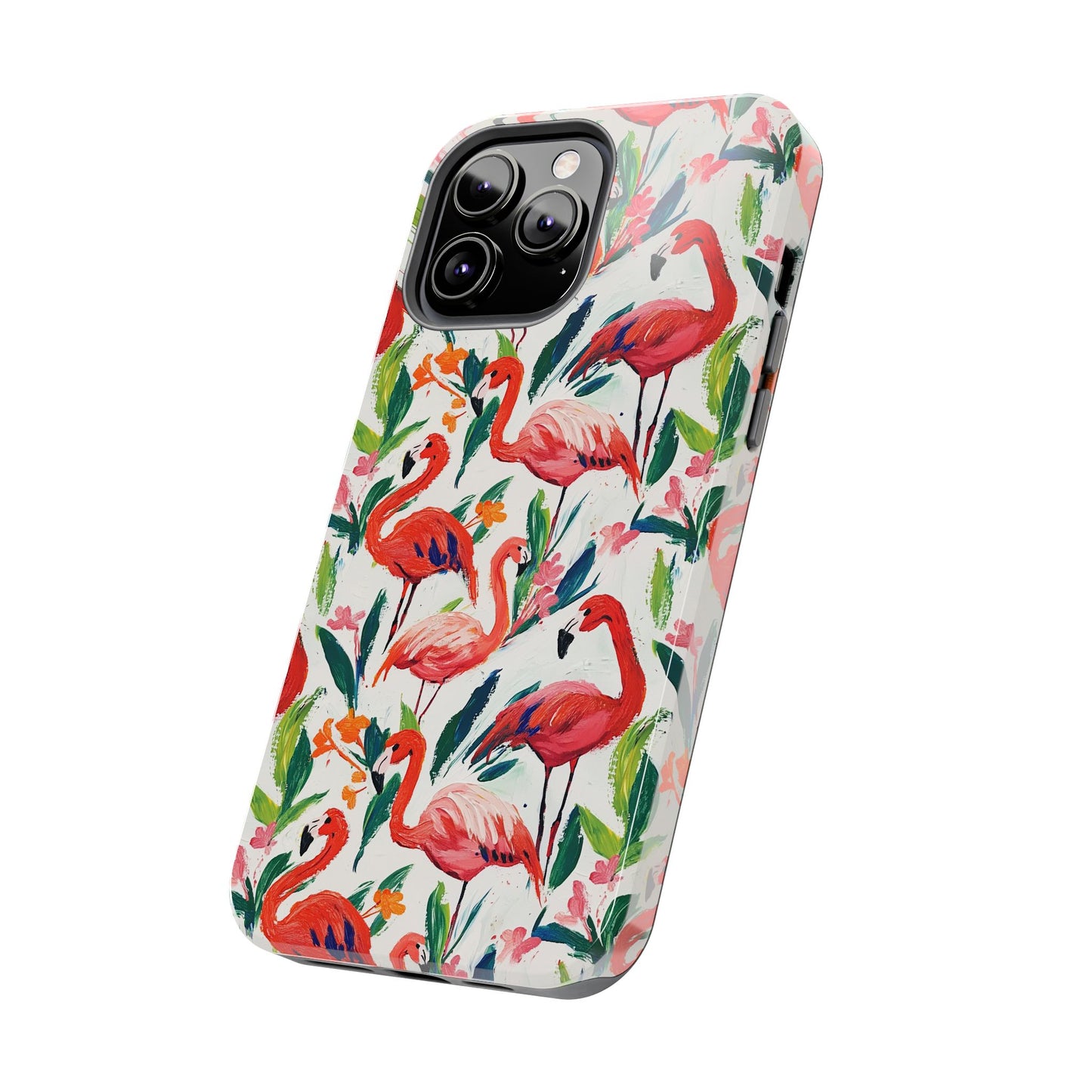 Animal Instinct | Flamingos Tough Phone Case