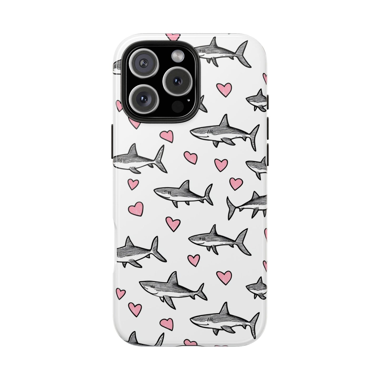Animal Instinct | Shark Love Tough Phone Case