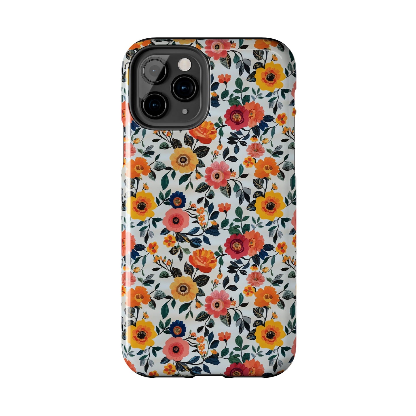 In Bloom | Small Colorful Flowers Tough Phone Cases