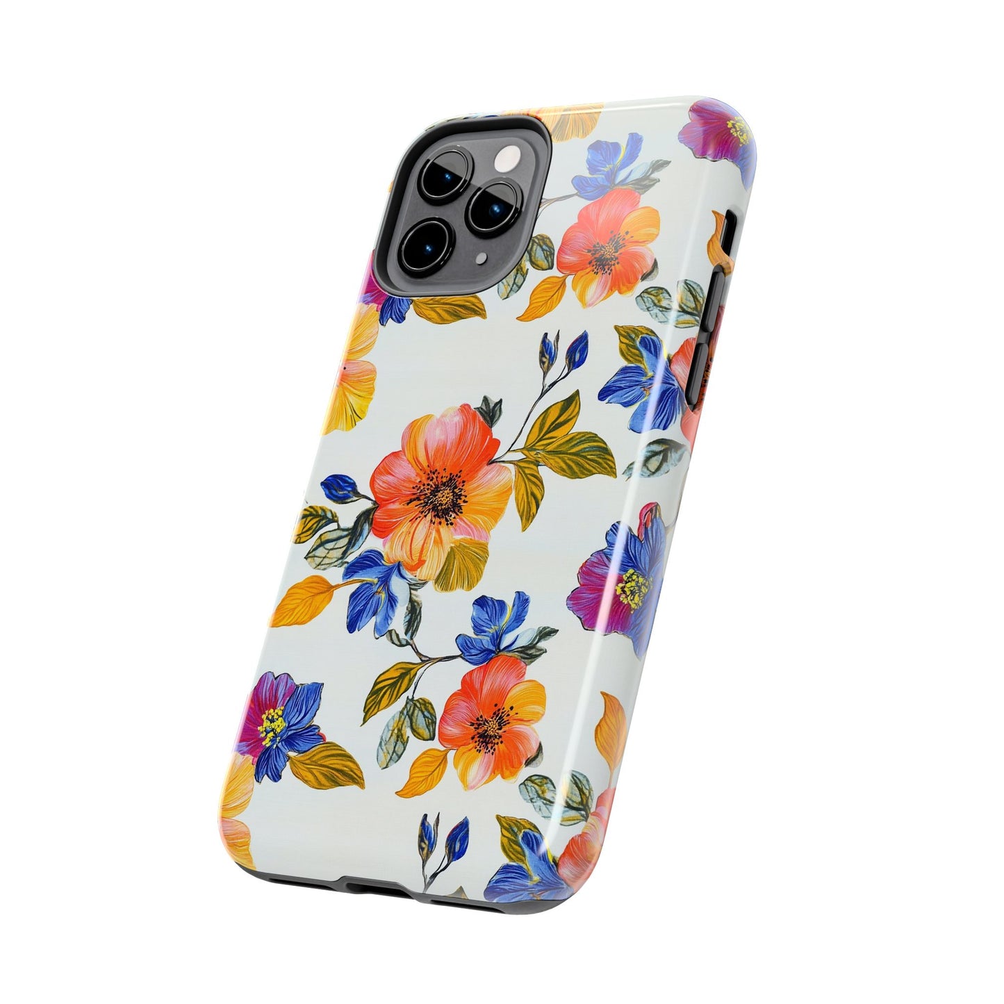 In Bloom | Colorful Florals Tough Phone Cases