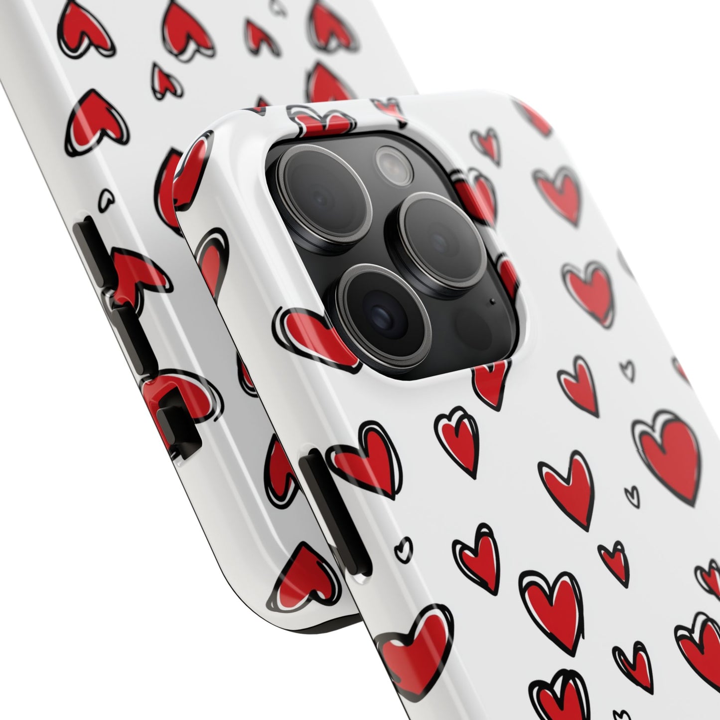 Love is in the Air | Red Hearts Tough Phone Case