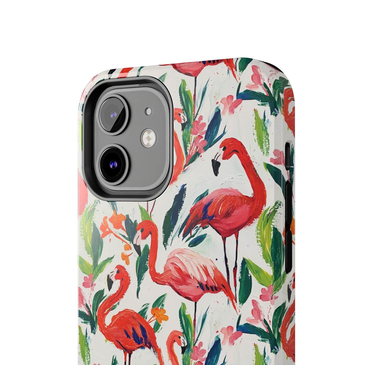 Animal Instinct | Flamingos Tough Phone Case