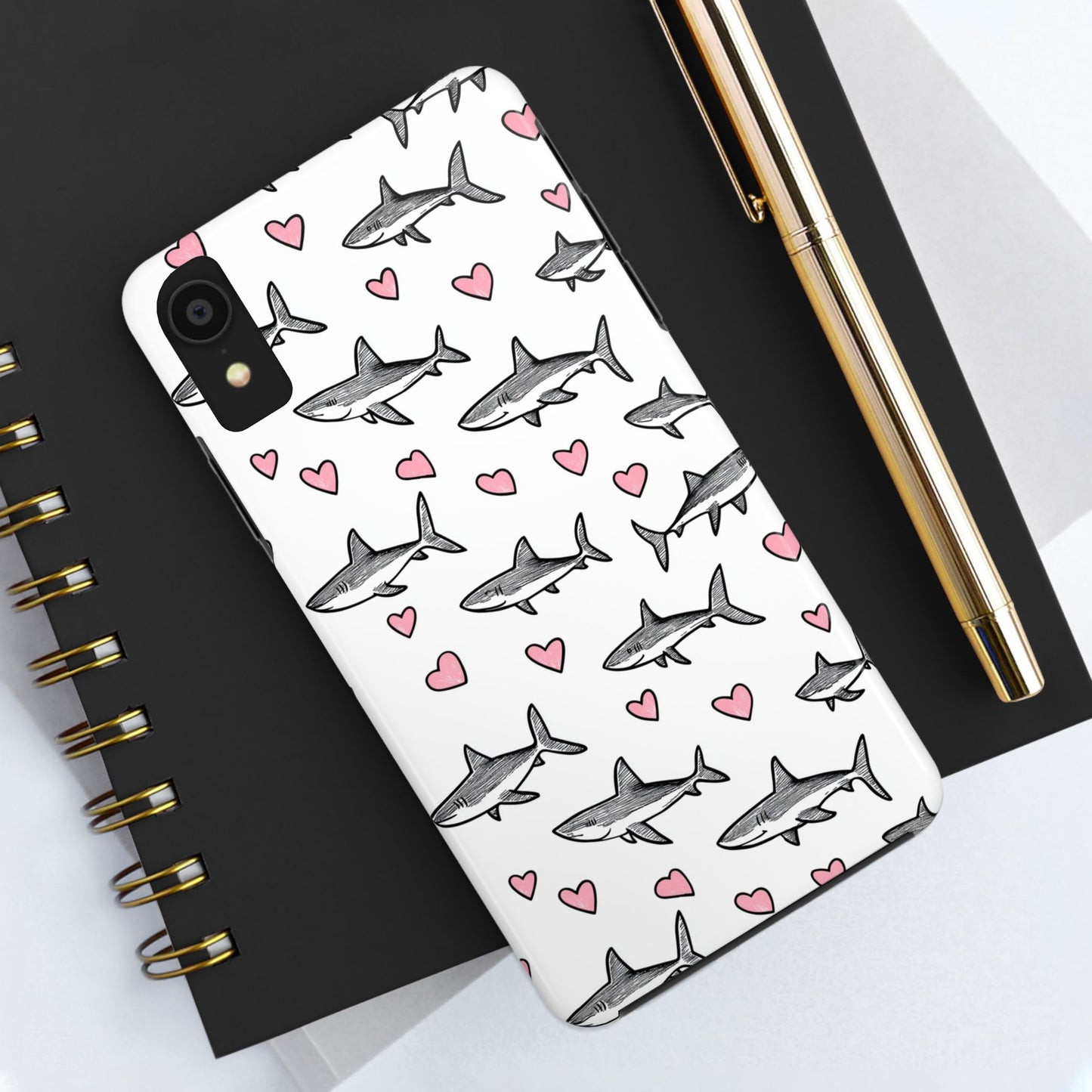 Animal Instinct | Shark Love Tough Phone Case