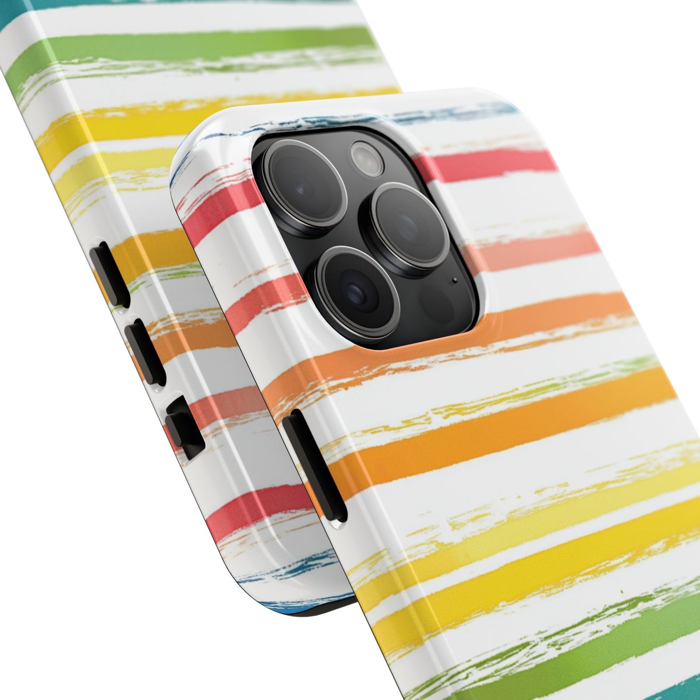 Vibrant Lines | Rainbow Stripes Phone Case